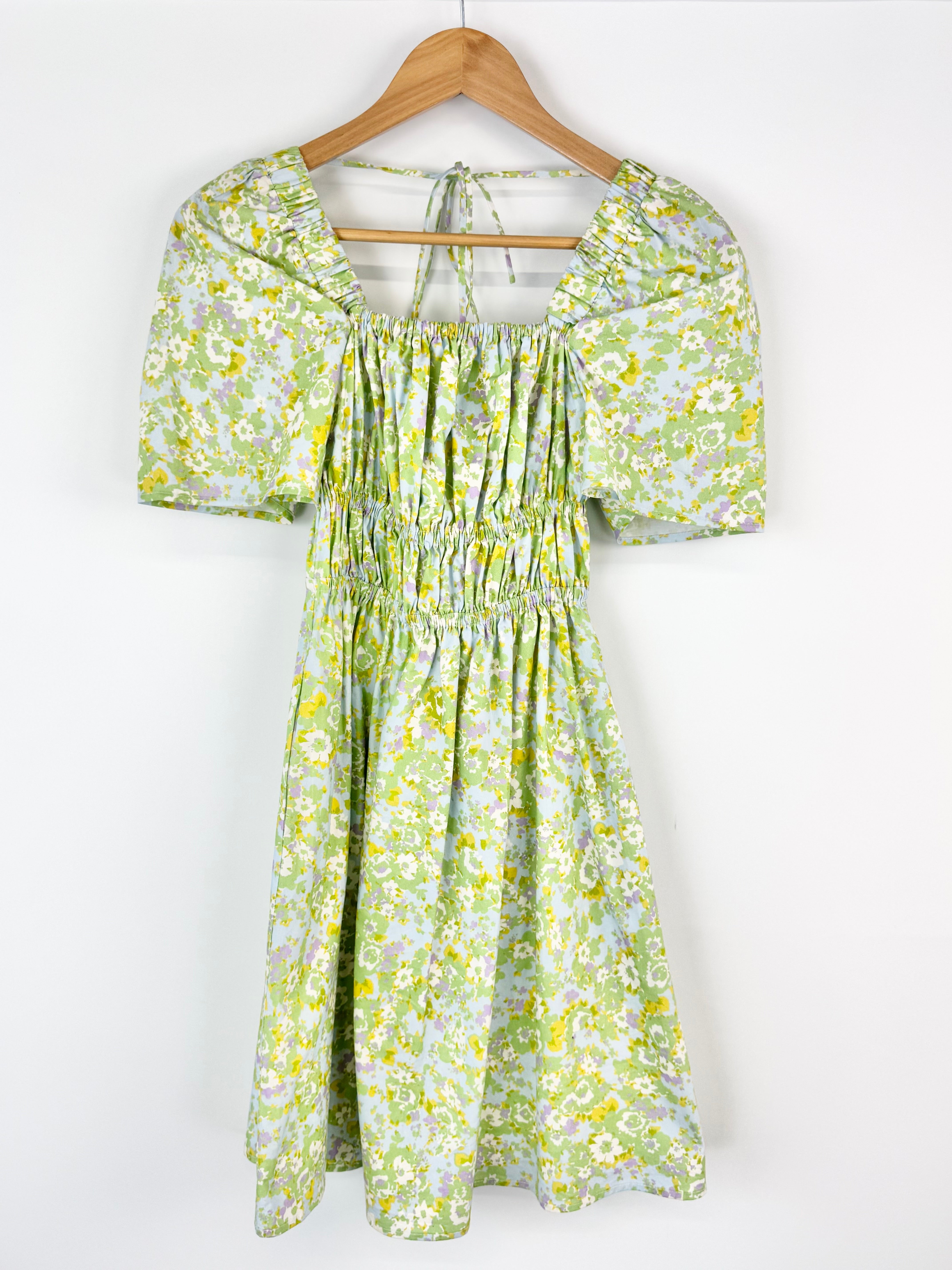 Incu Collection Blue & Green Summer Dress - AU4