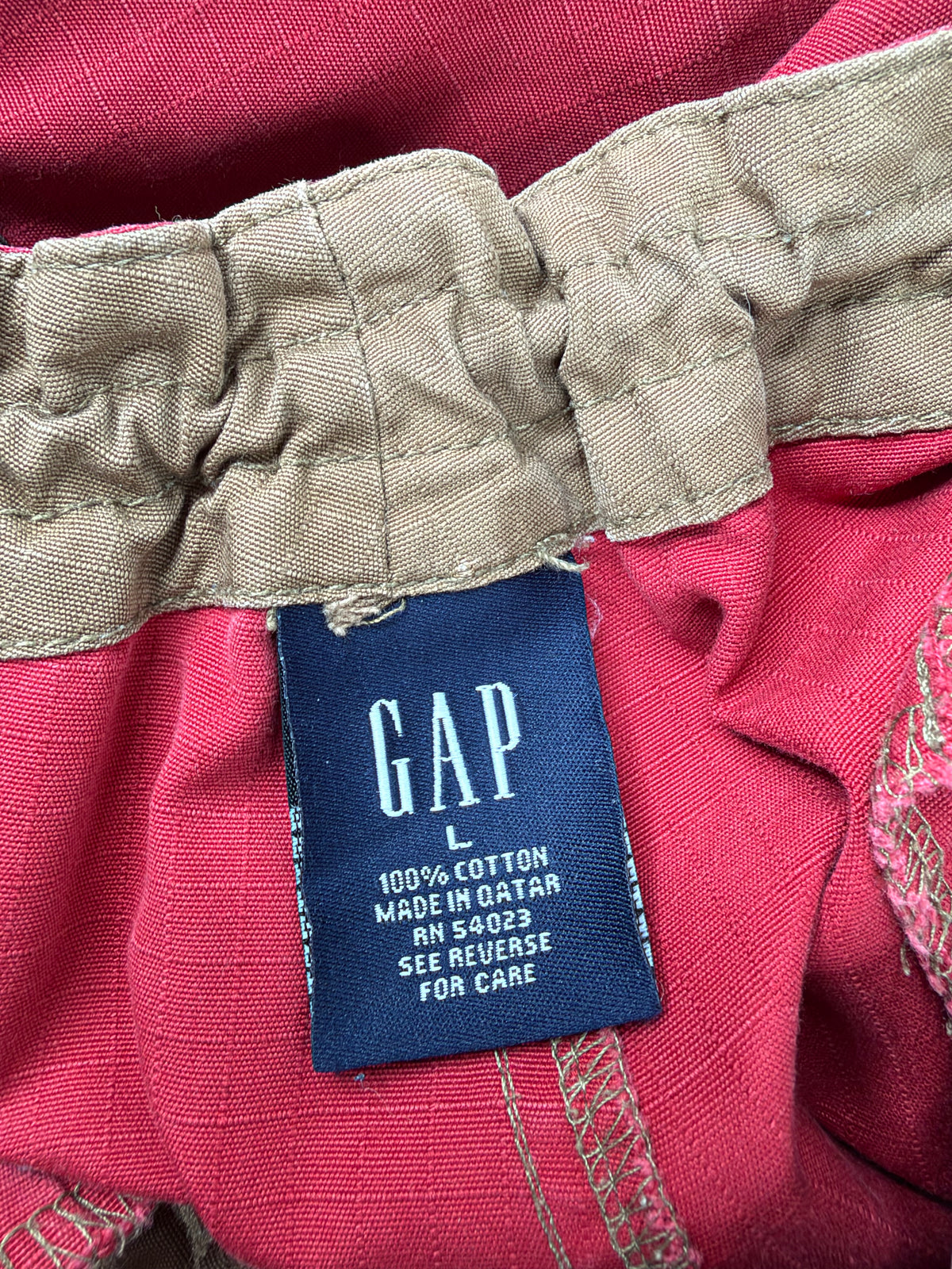 Gap Red Cargo Climbing Pant - L