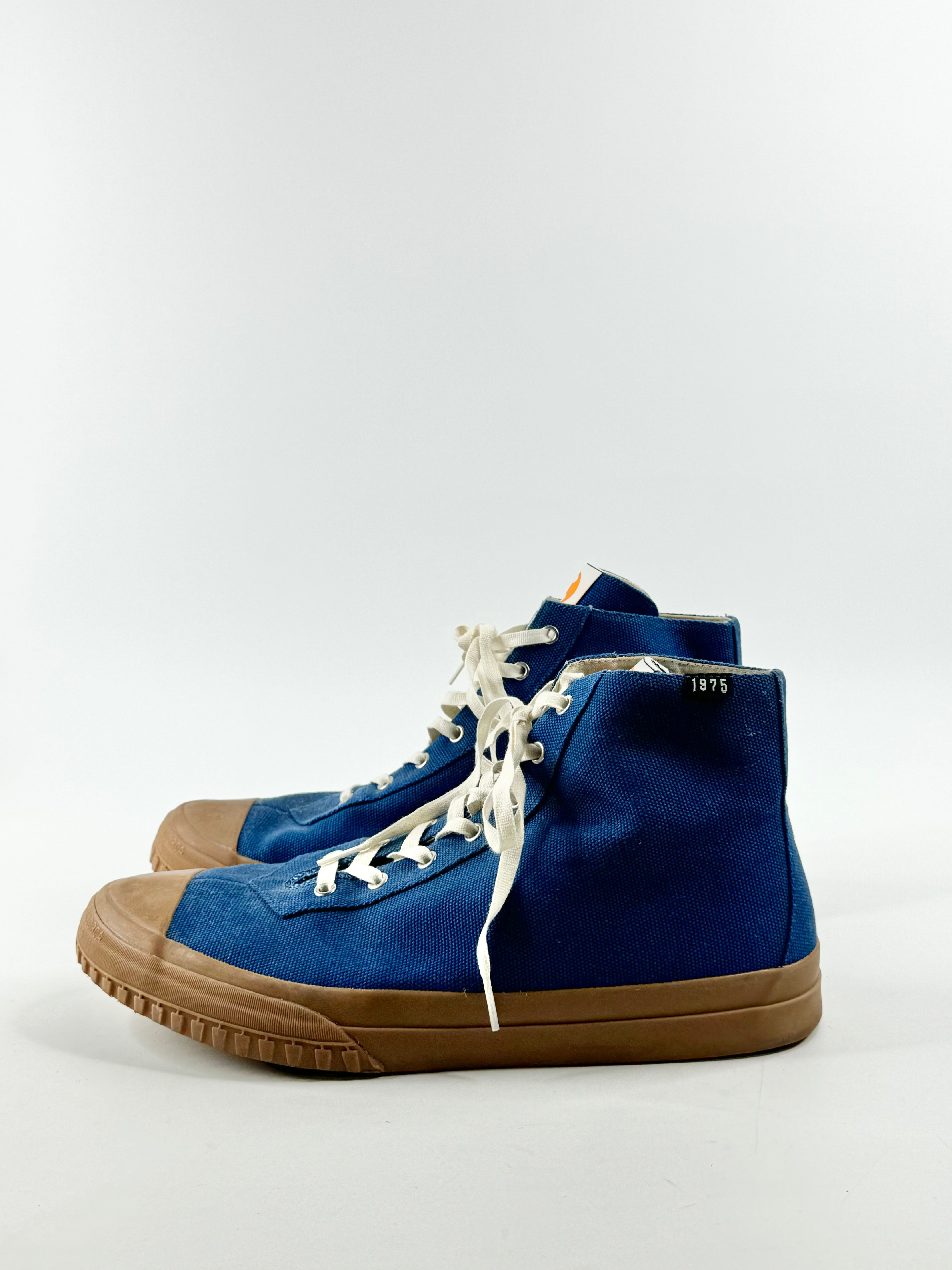 Camper Bright Blue Canvas Lace Up Shoes - EU46