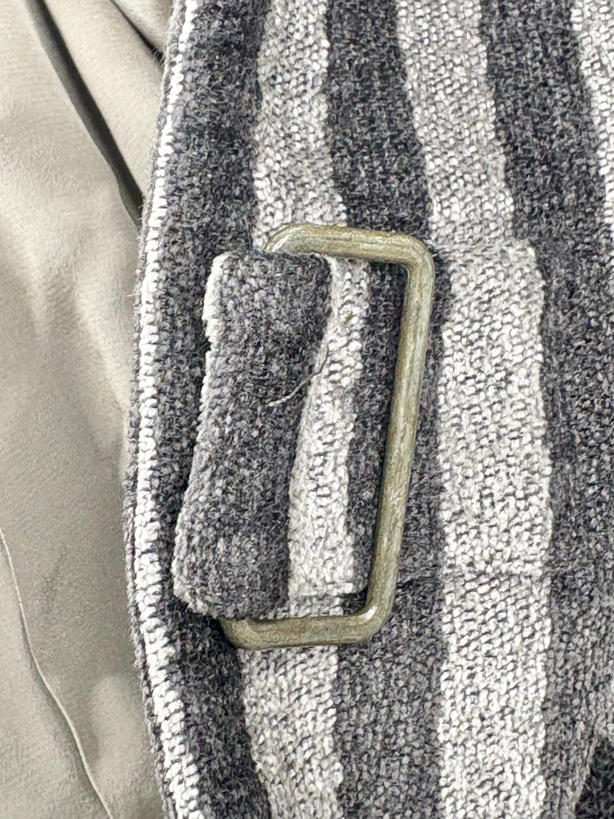 Giorgio Armani Black & Grey Striped Wool-Blend Jacket - AU10
