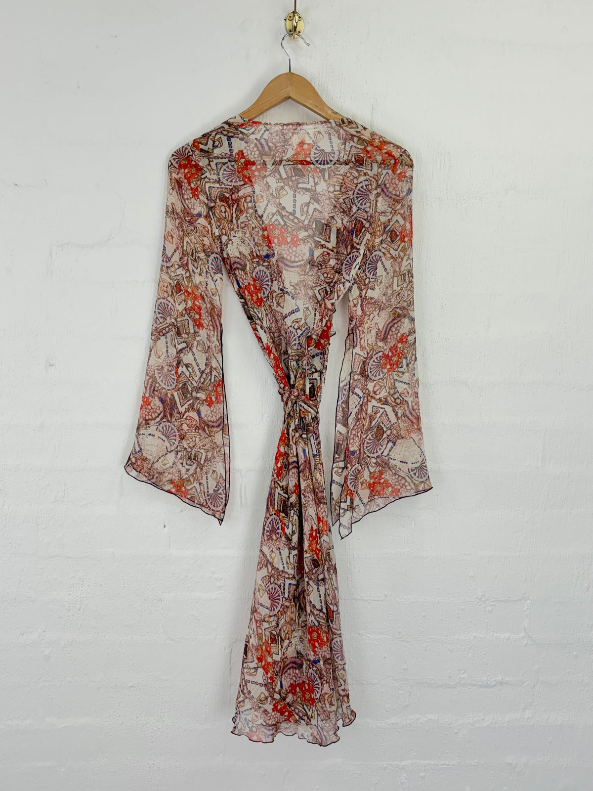 Diane von Fursterburg Sheer Silk 'Yaline' Wrap Dress - AU8/10