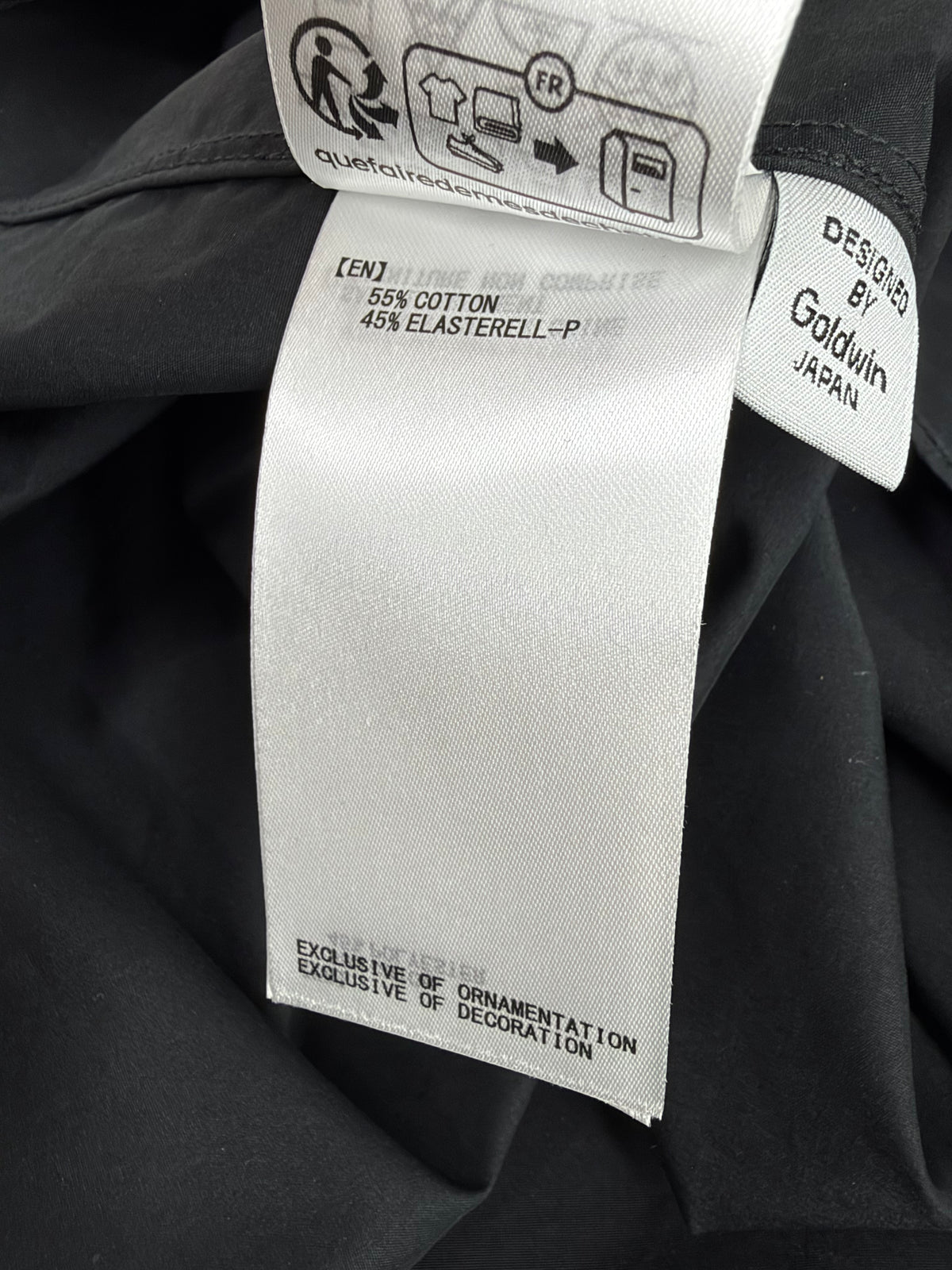 Goldwin Black Short Sleeve Technical Shirt - L