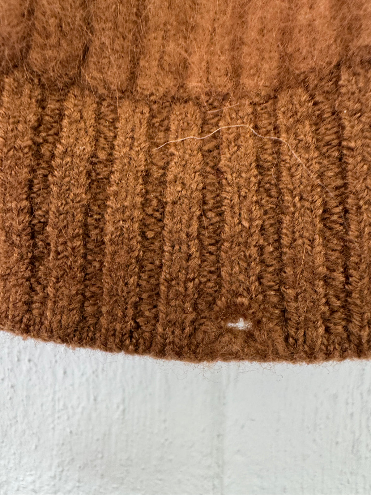 Vintage 90s Jean Paul Gaultier Maille Terracotta Wool Sweater - AU8
