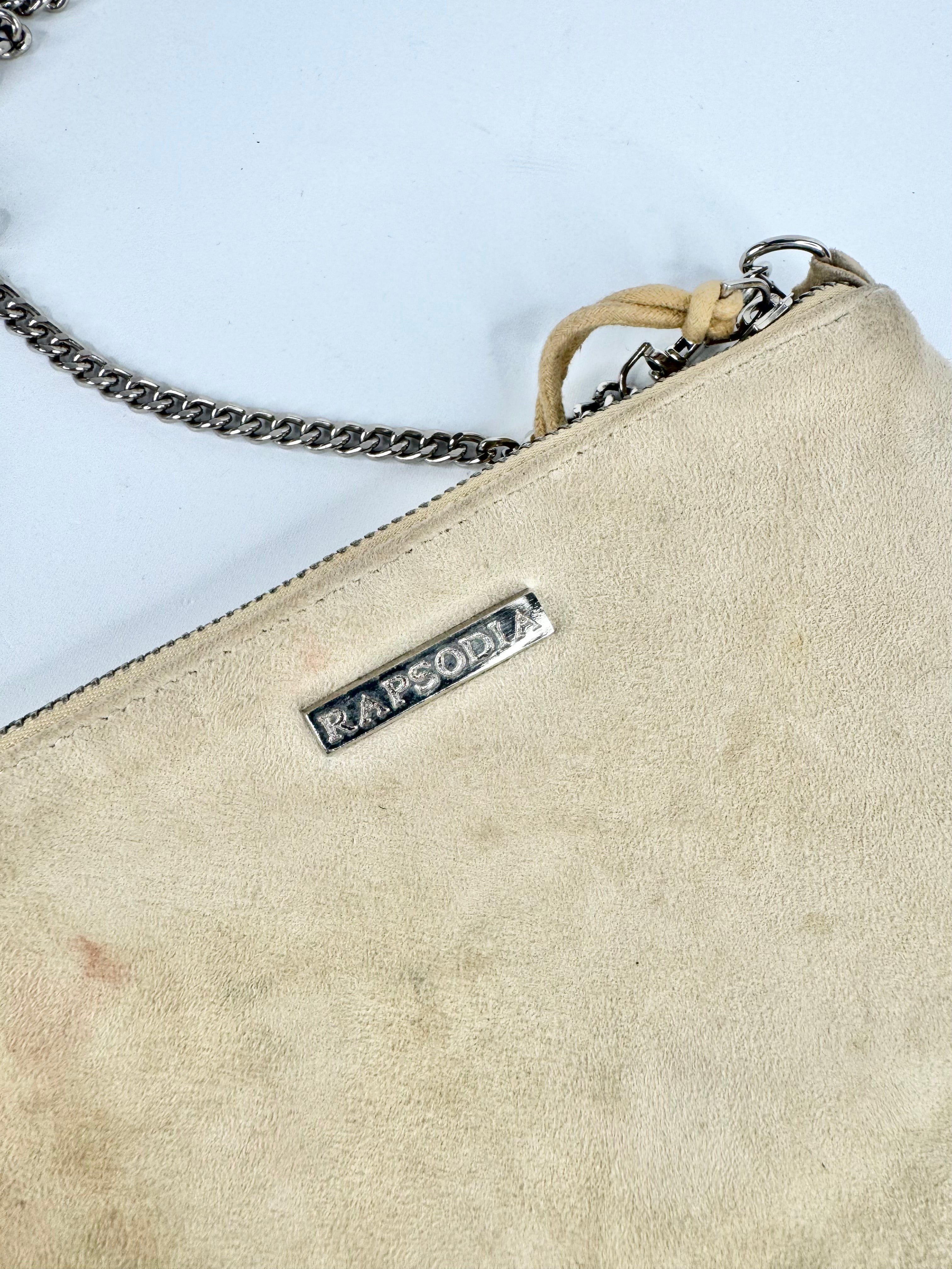 Rhapsodia Wheaten Beaded Wristlet