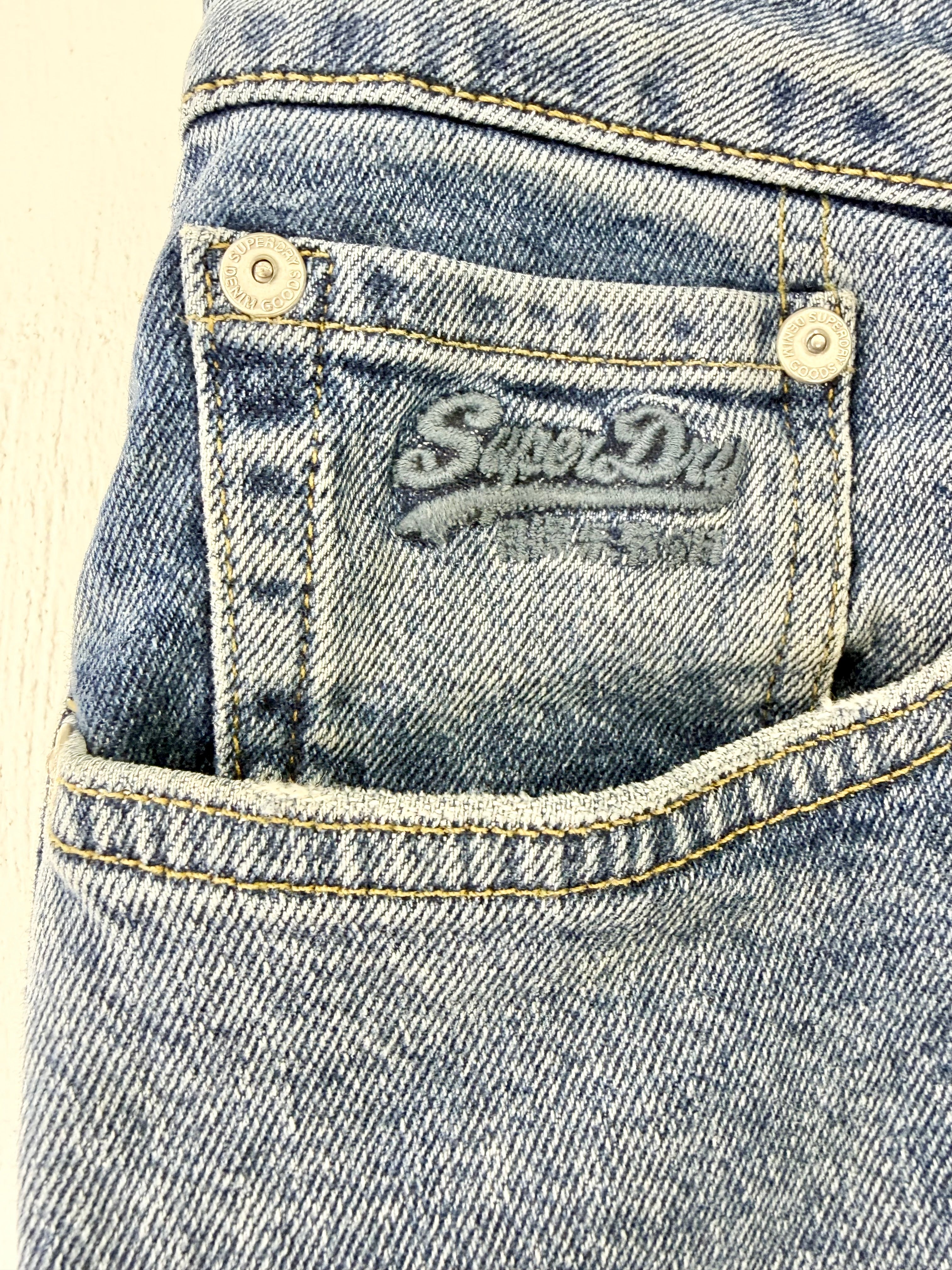 Superdry Vintage Fit Denim Jeans - 34