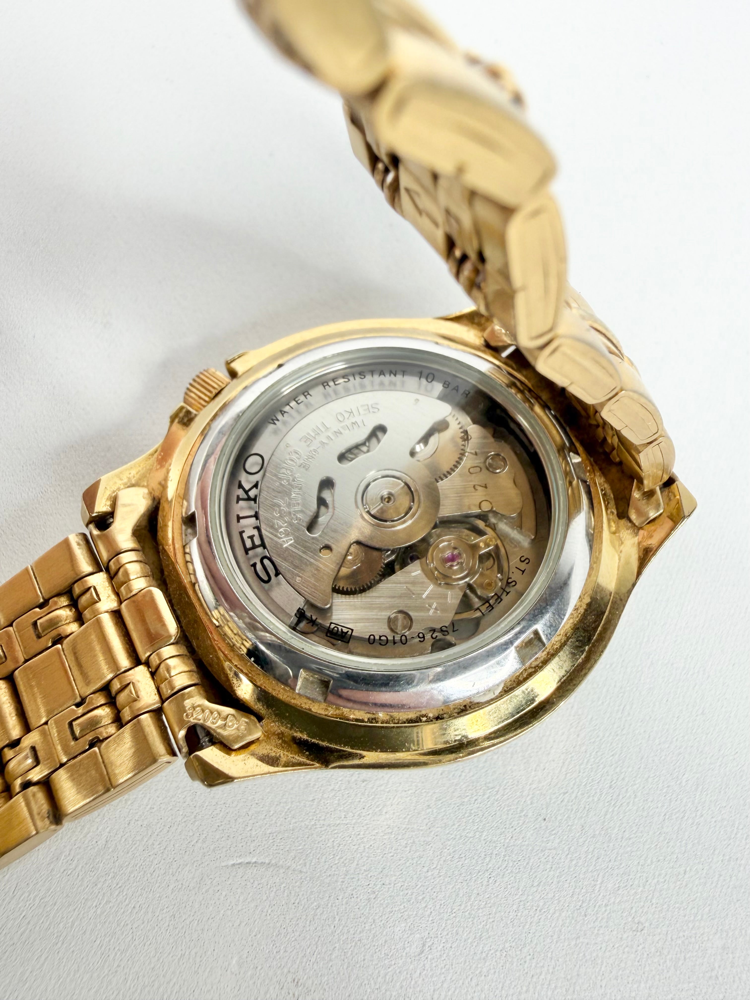 Seiko 5 Automatic Gold Toned Watch
