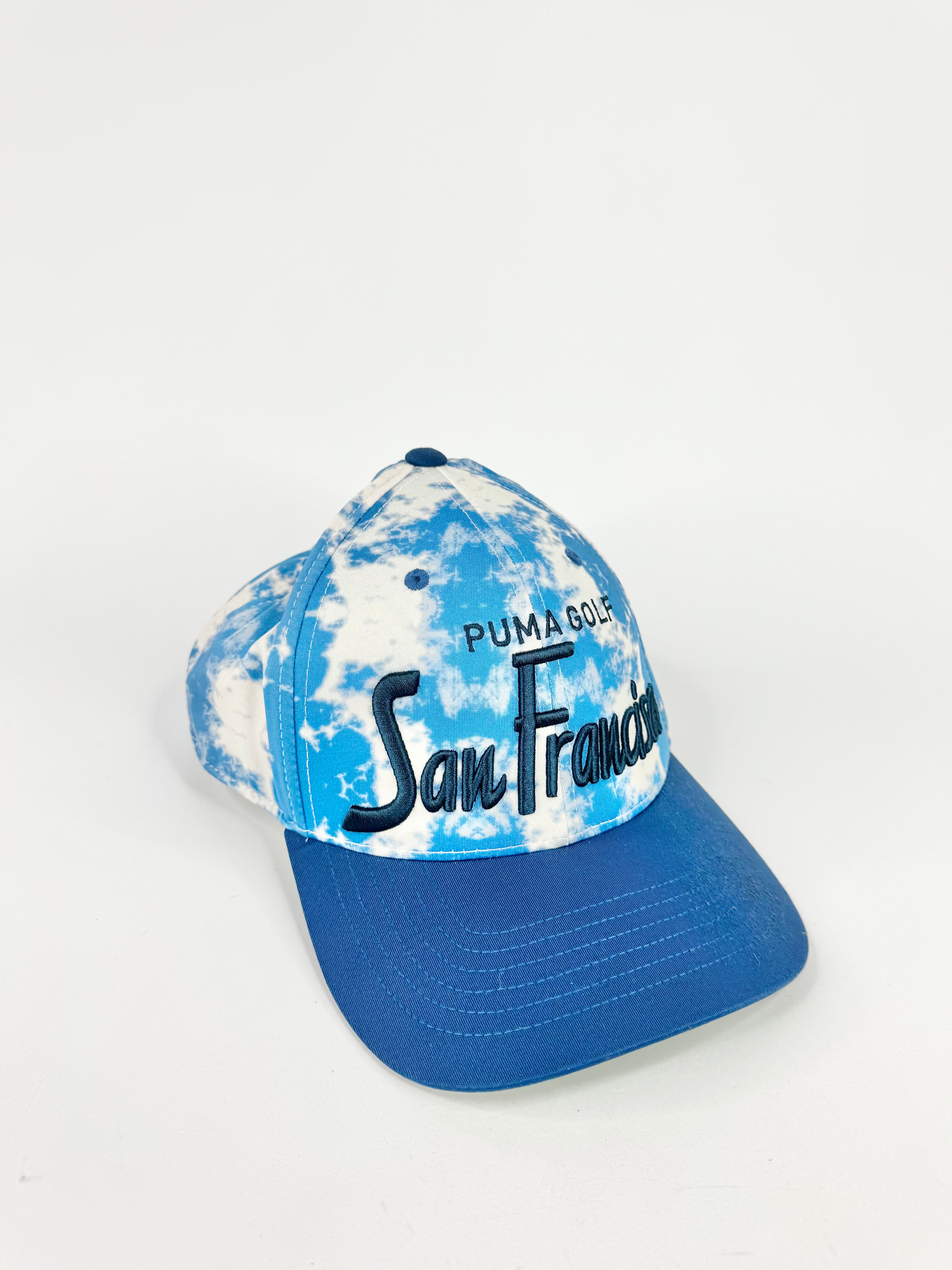 Puma Golf Blue & White San Francisco Trucker Hat