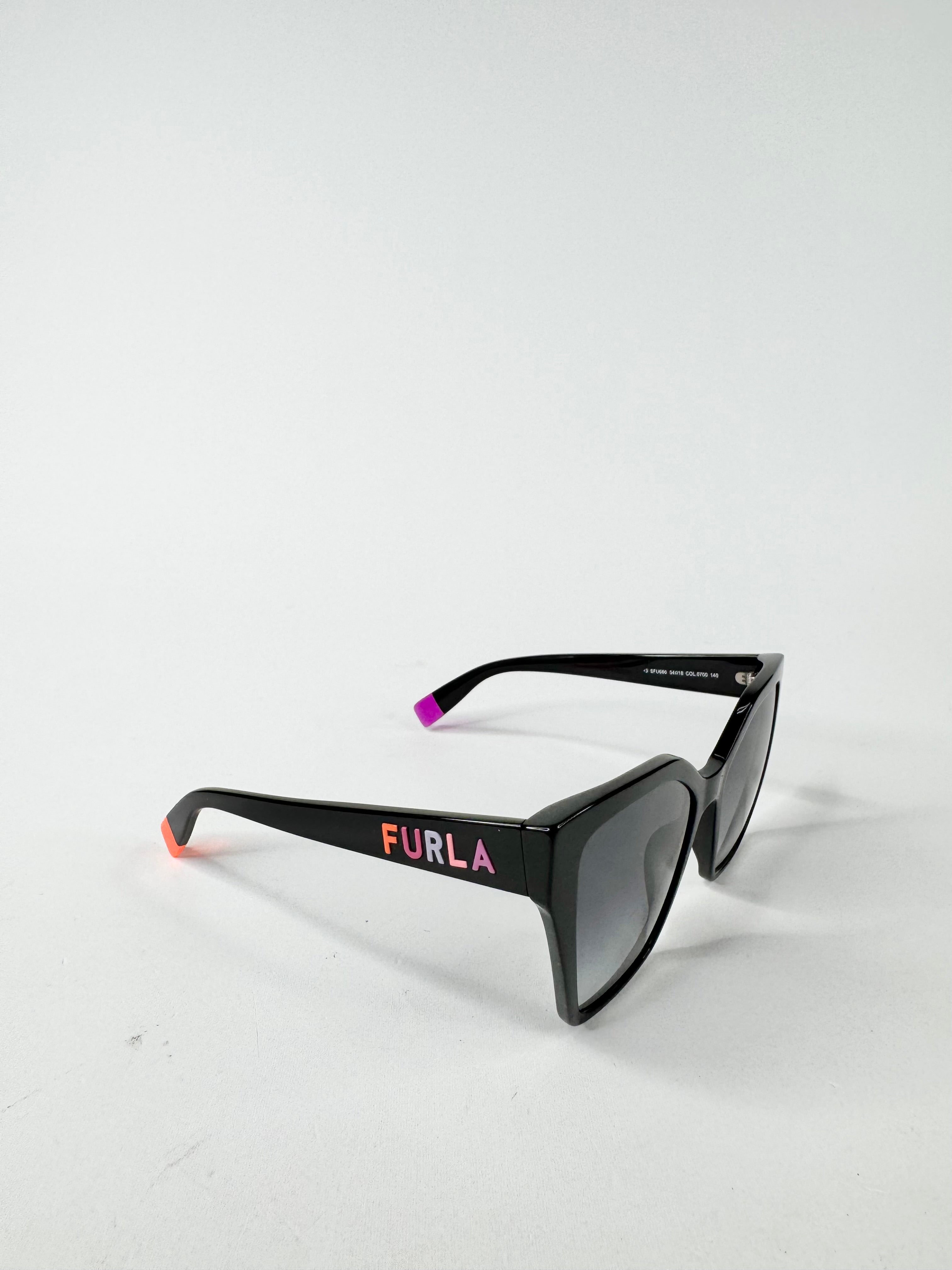 Furla Black Square Frame Sunglasses