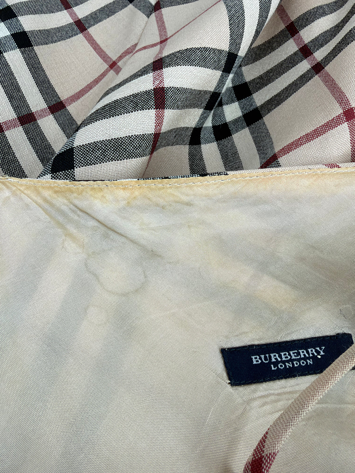 Burberry London Novacheck Slip Dress - AU8/10