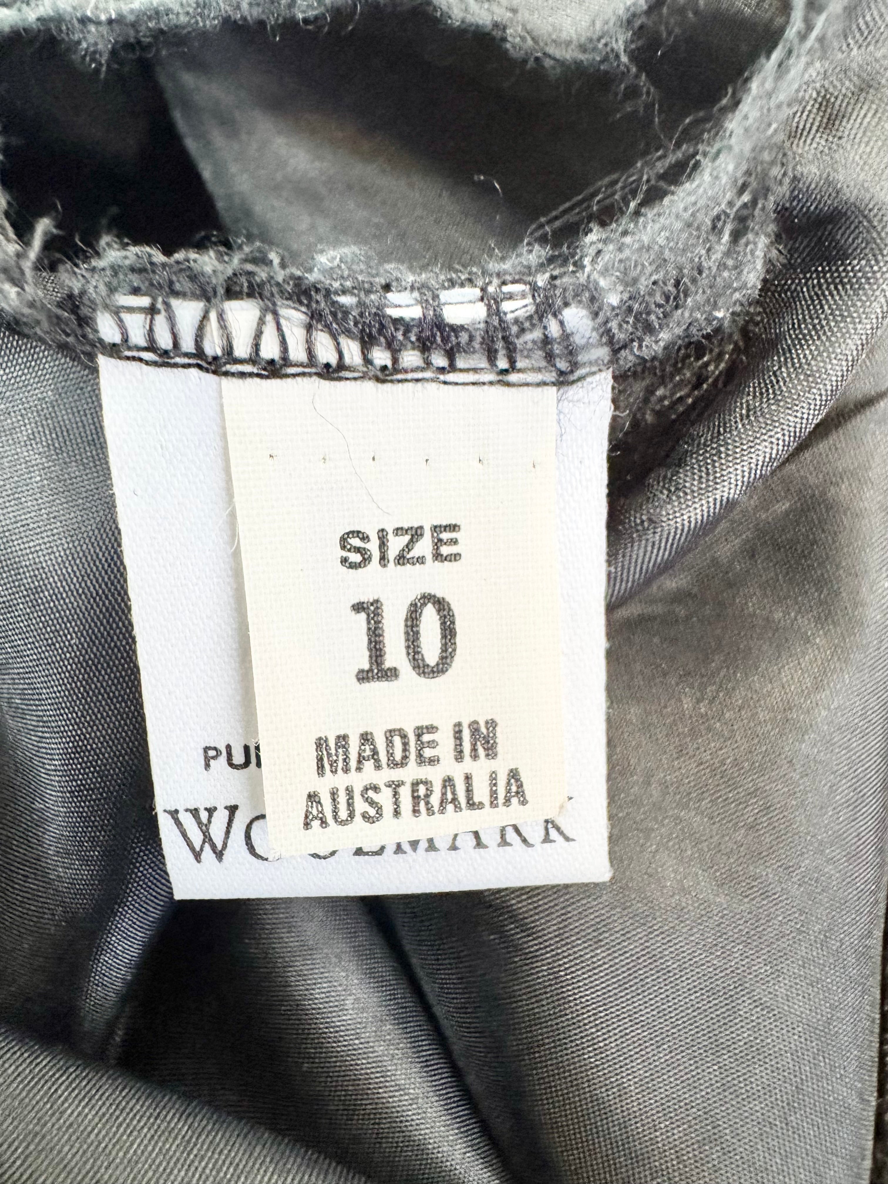 Carla Zampatti Ash Grey Wool Skirt & Blazer - AU10