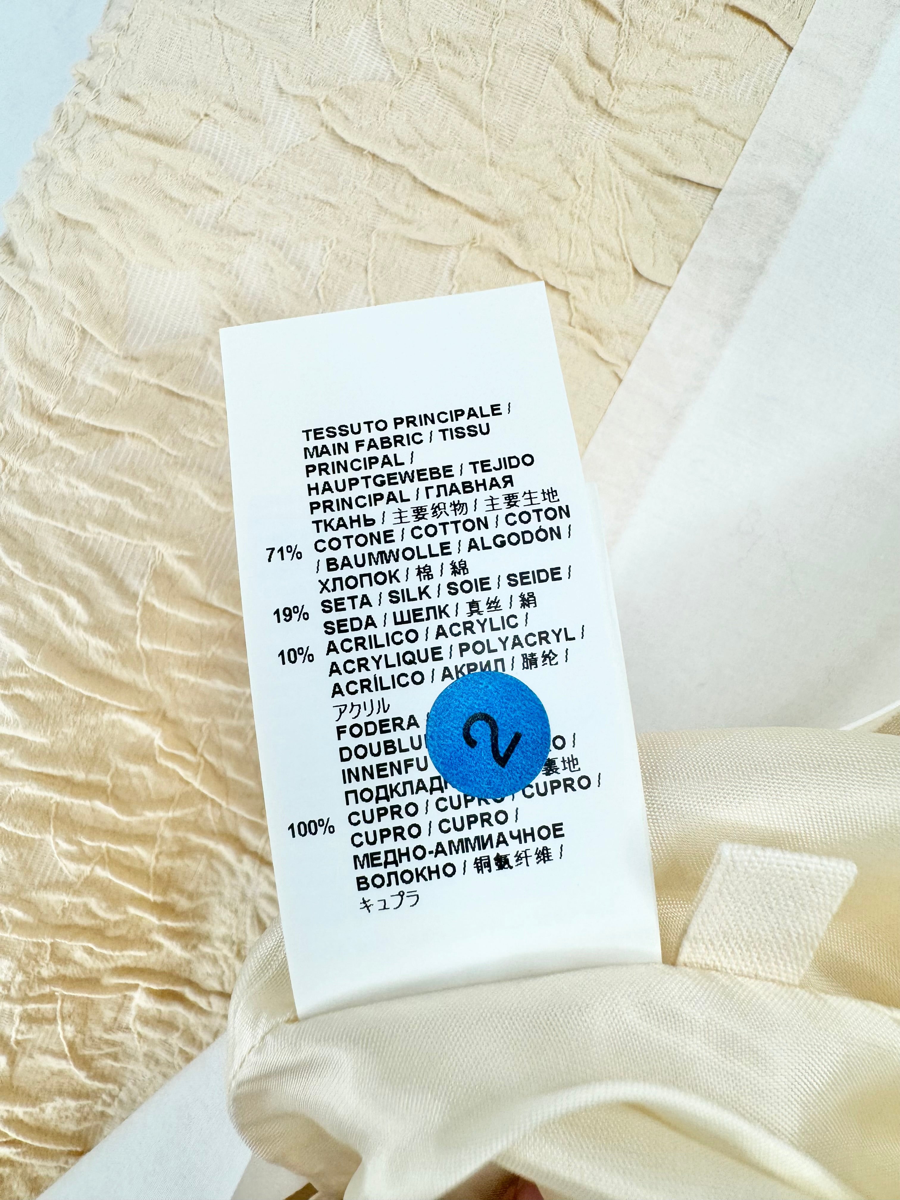 Marni Summer Edition 2013 Textured Flower Vanilla Skirt - AU8/10