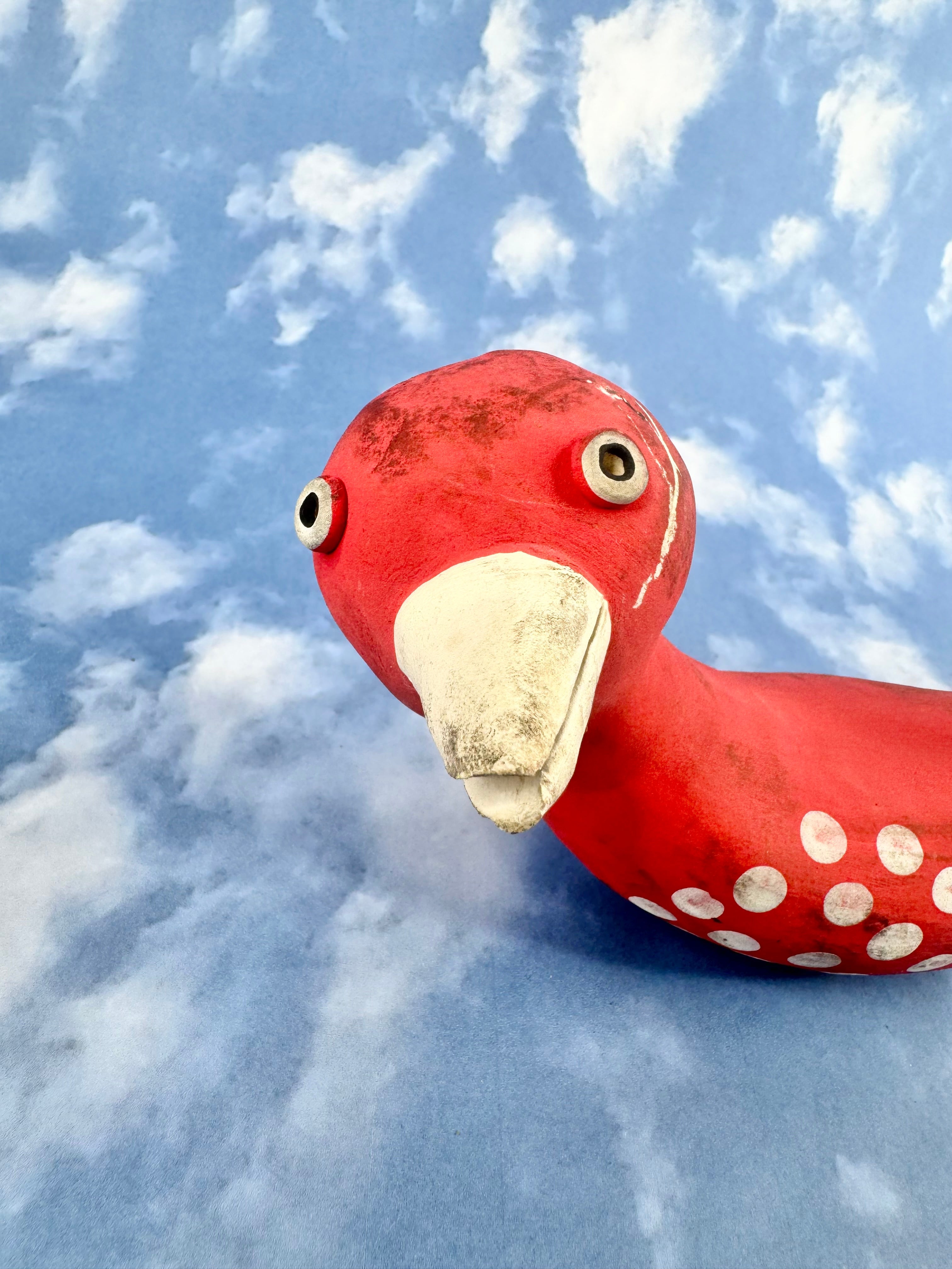 Ceramic 'Bean Goose' Figure