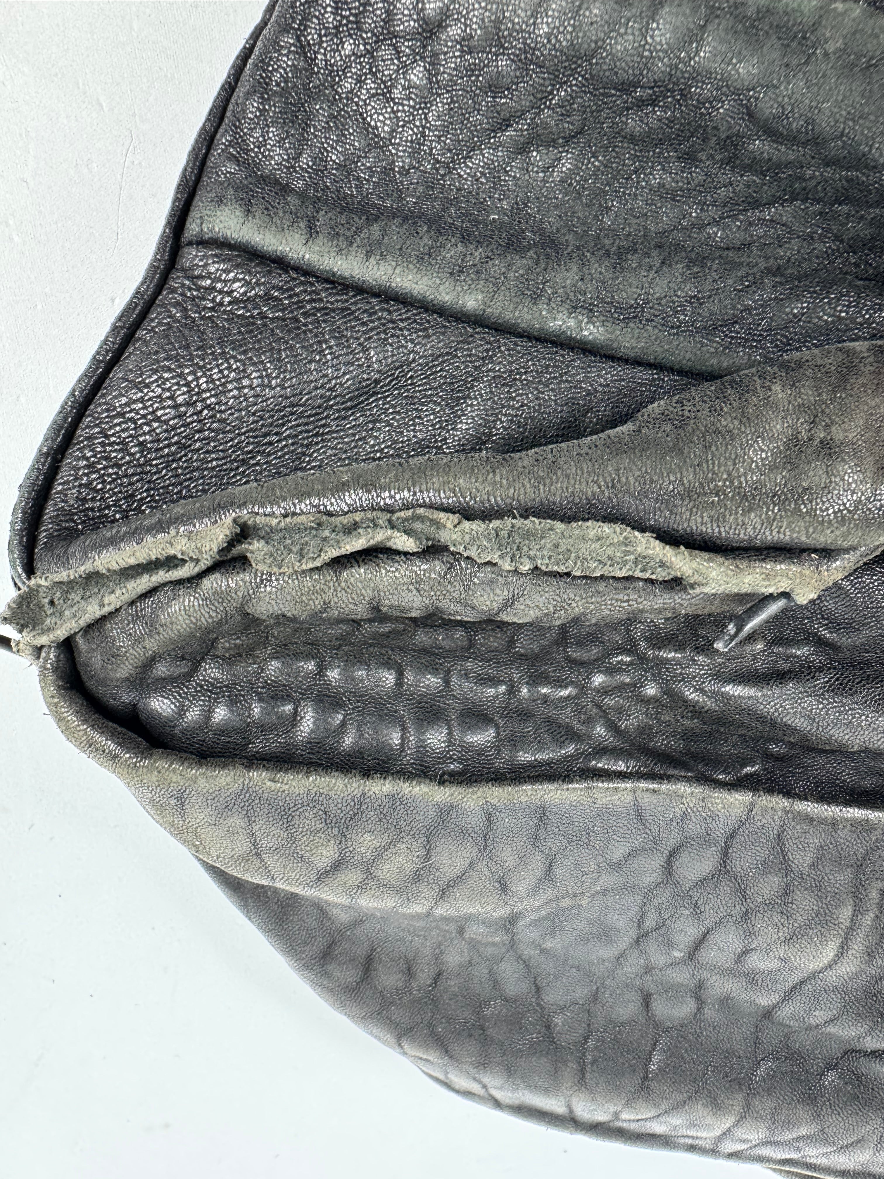 Alexander Wang Black Distressed Rocco Bag