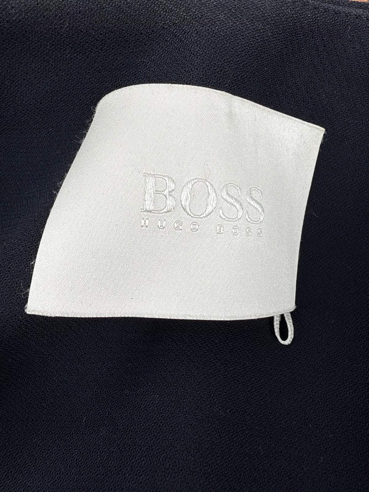 Hugo Boss Midnight Blue Wool Coat - AU12