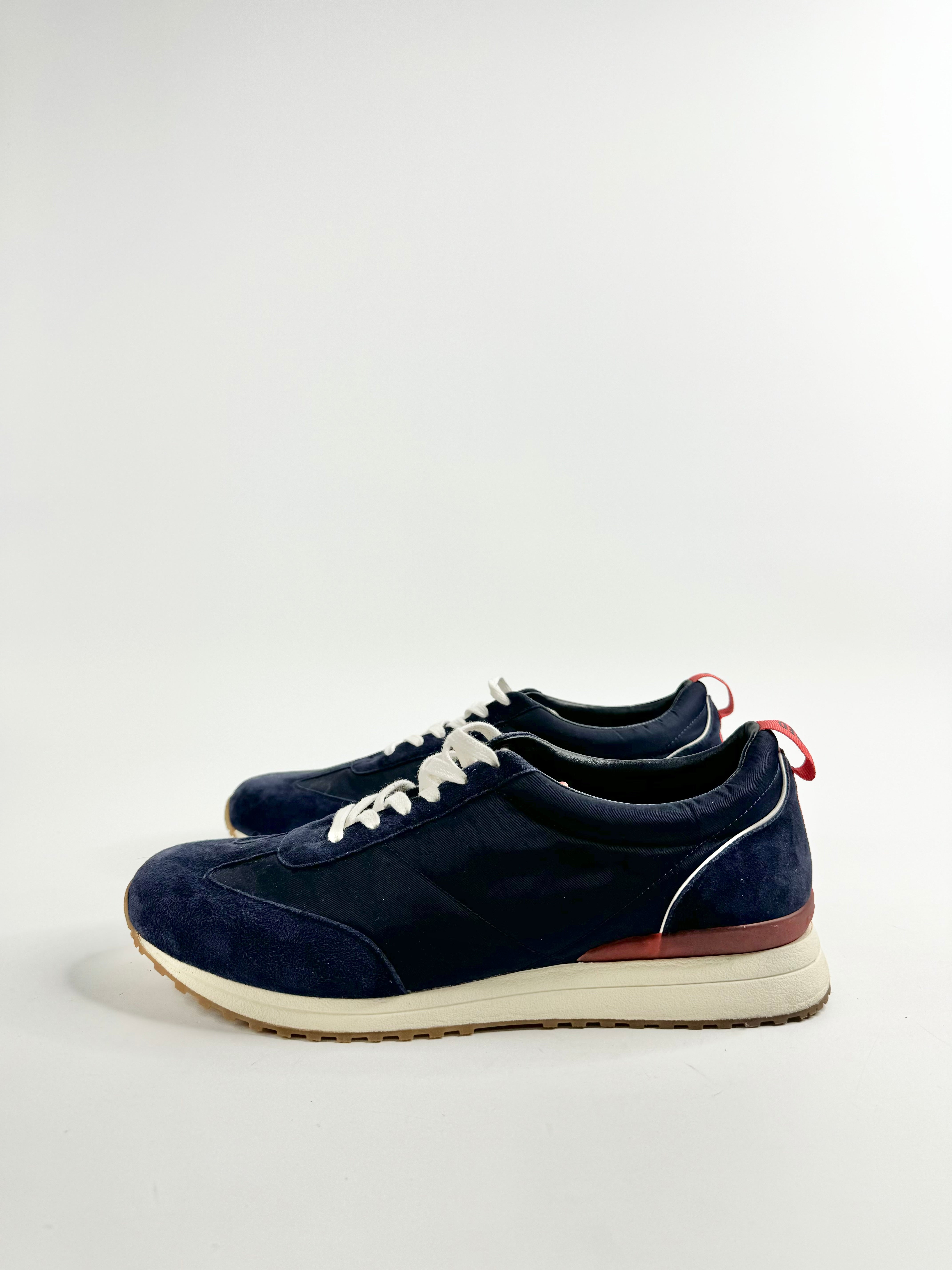 Bared 'Saker' Navy Mix Suede Sneakers - EU42