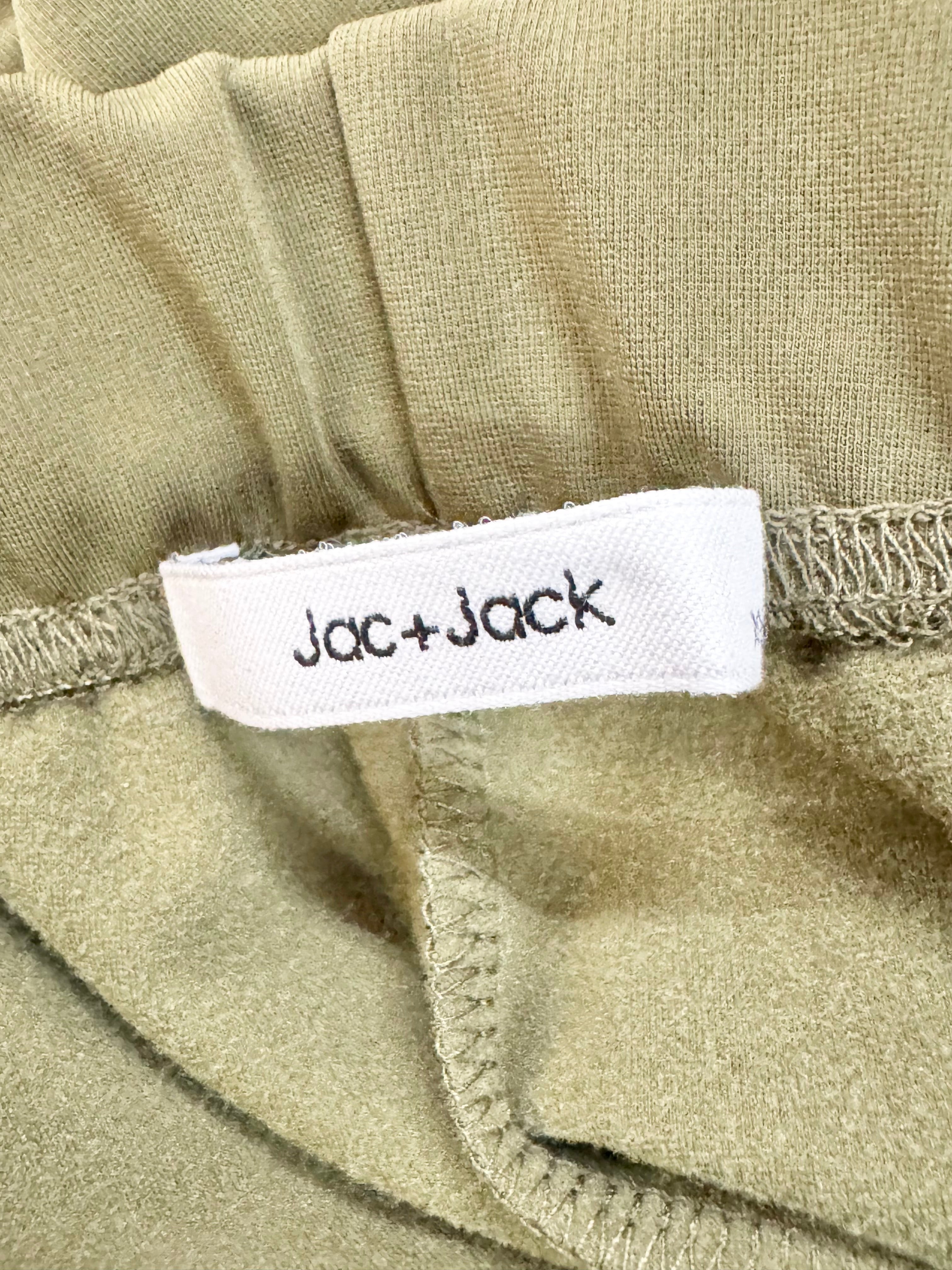 Jac+Jack Deep Green Stretchy Slacks - AU10