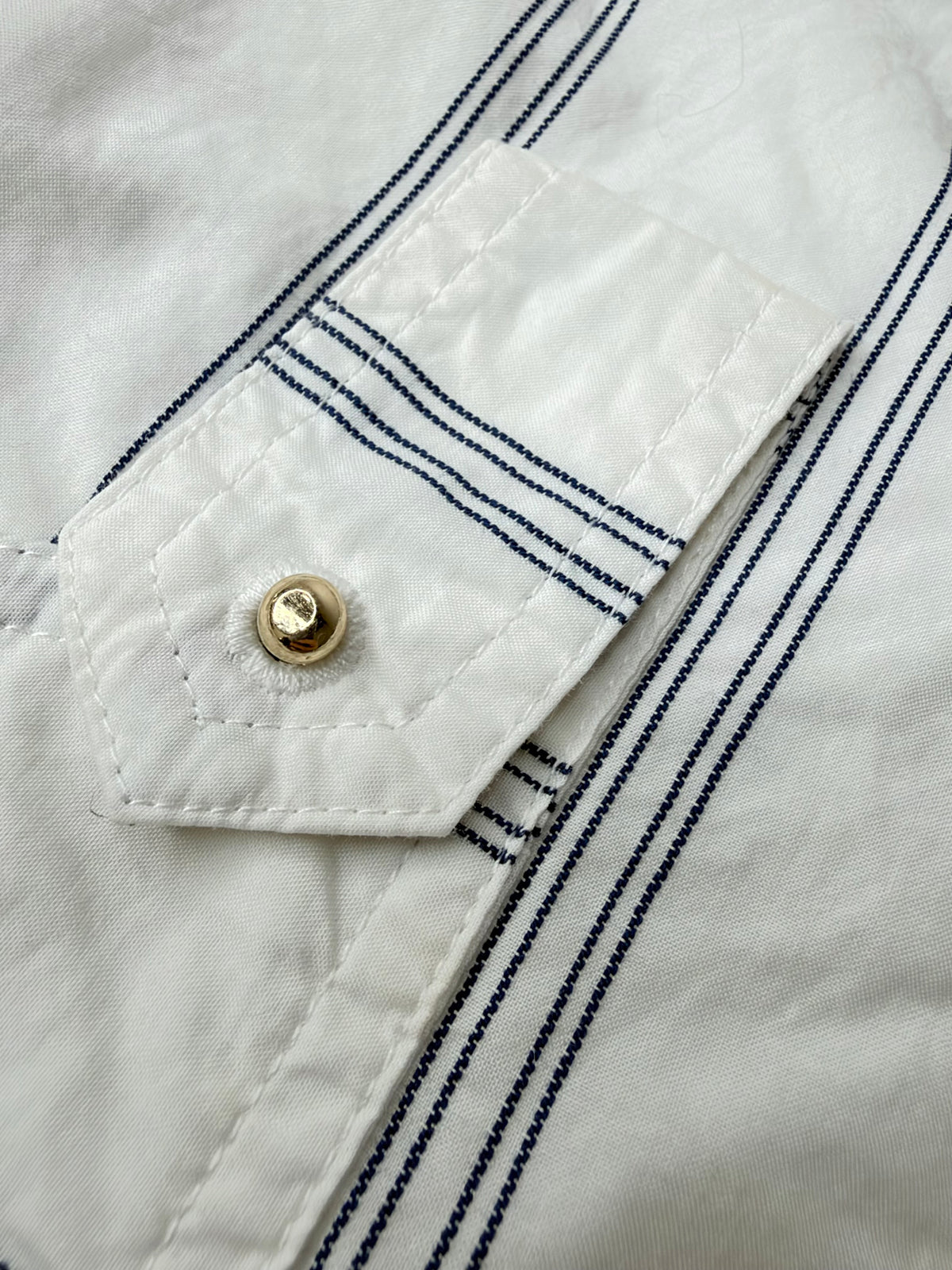 Acler White & Navy Retro Striped Cotton Dress - AU6