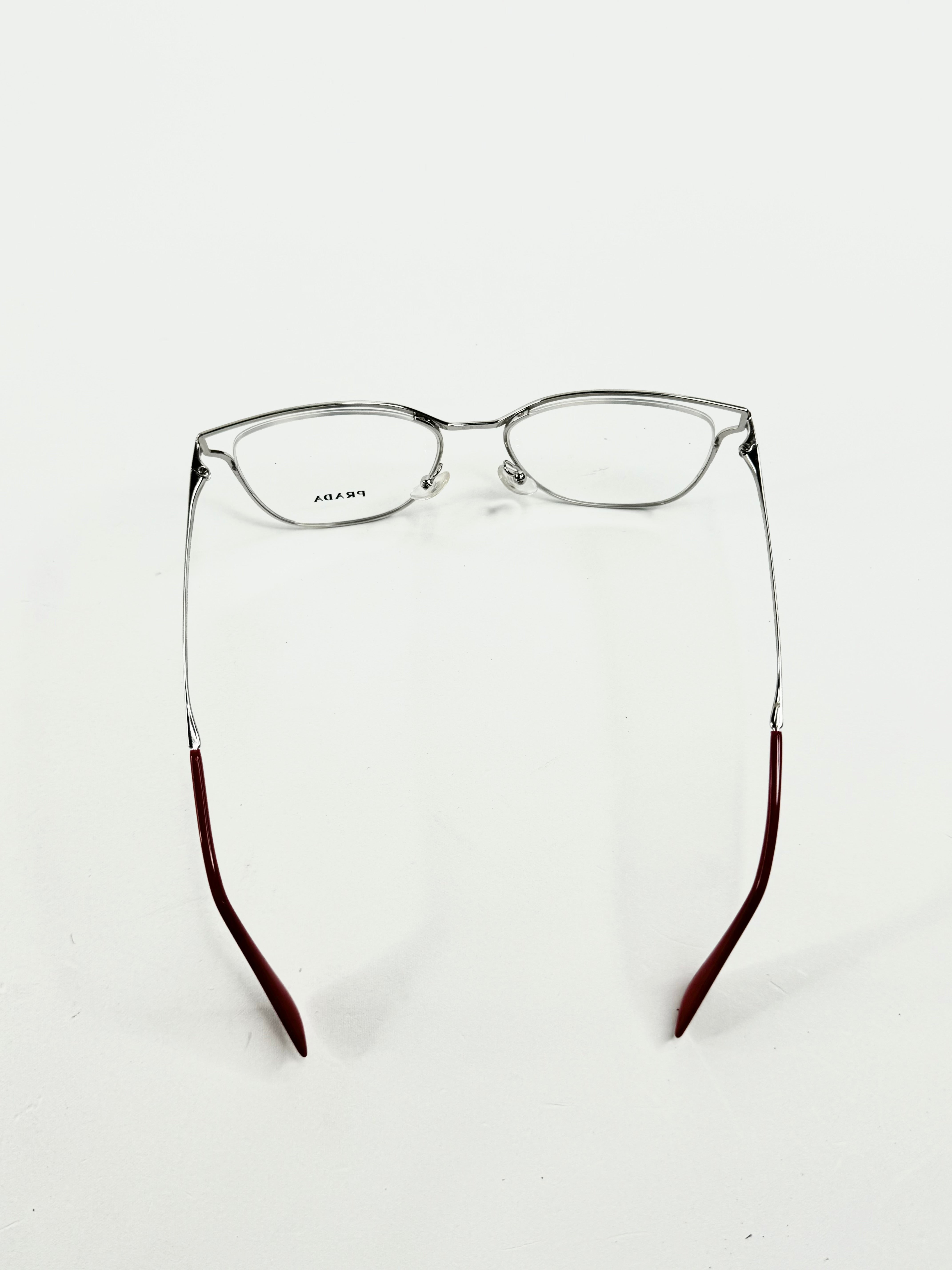 Prada Red & Silver VPR 54U Frames
