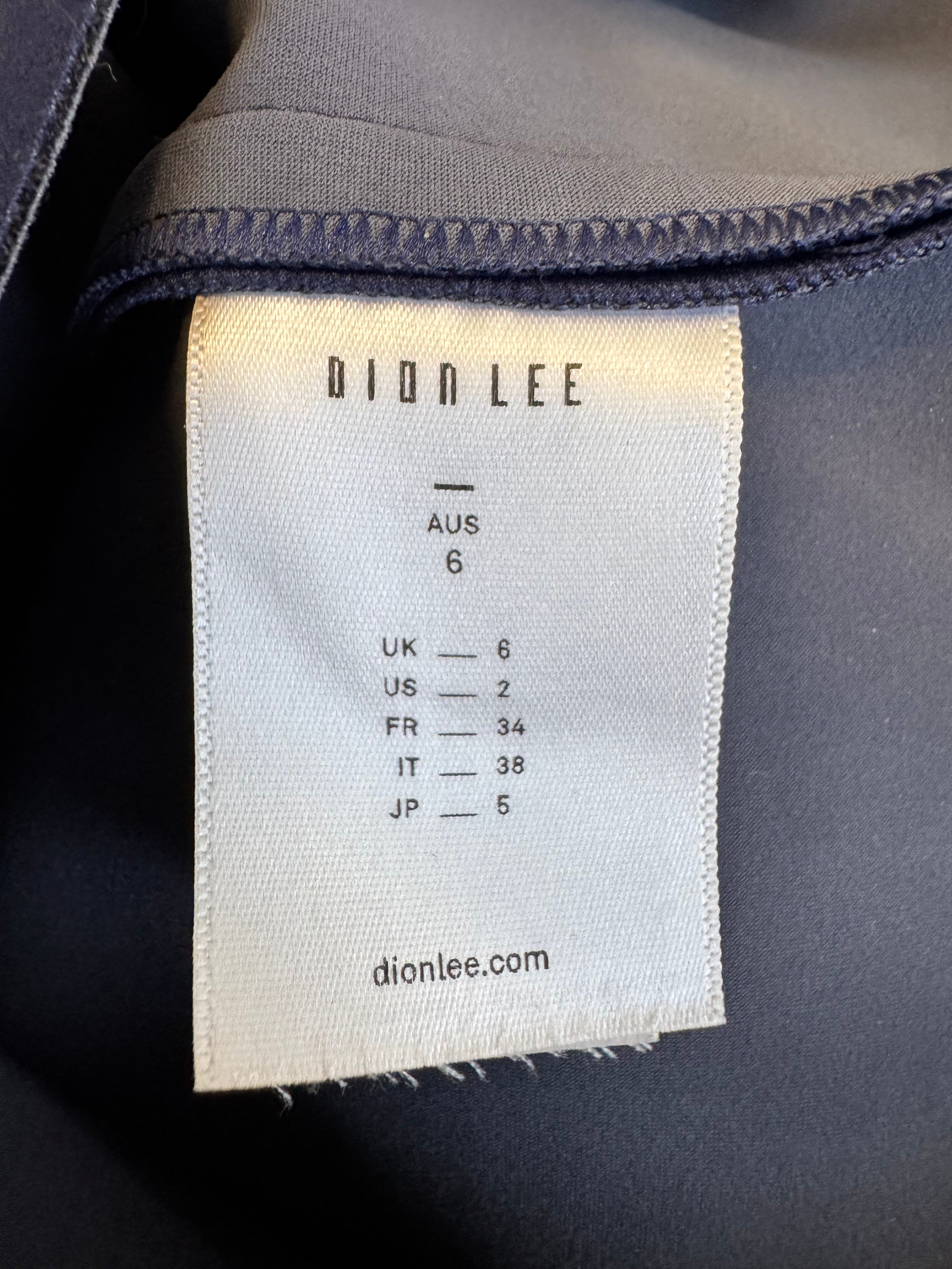 Dion Lee Navy Scuba Dress - AU6