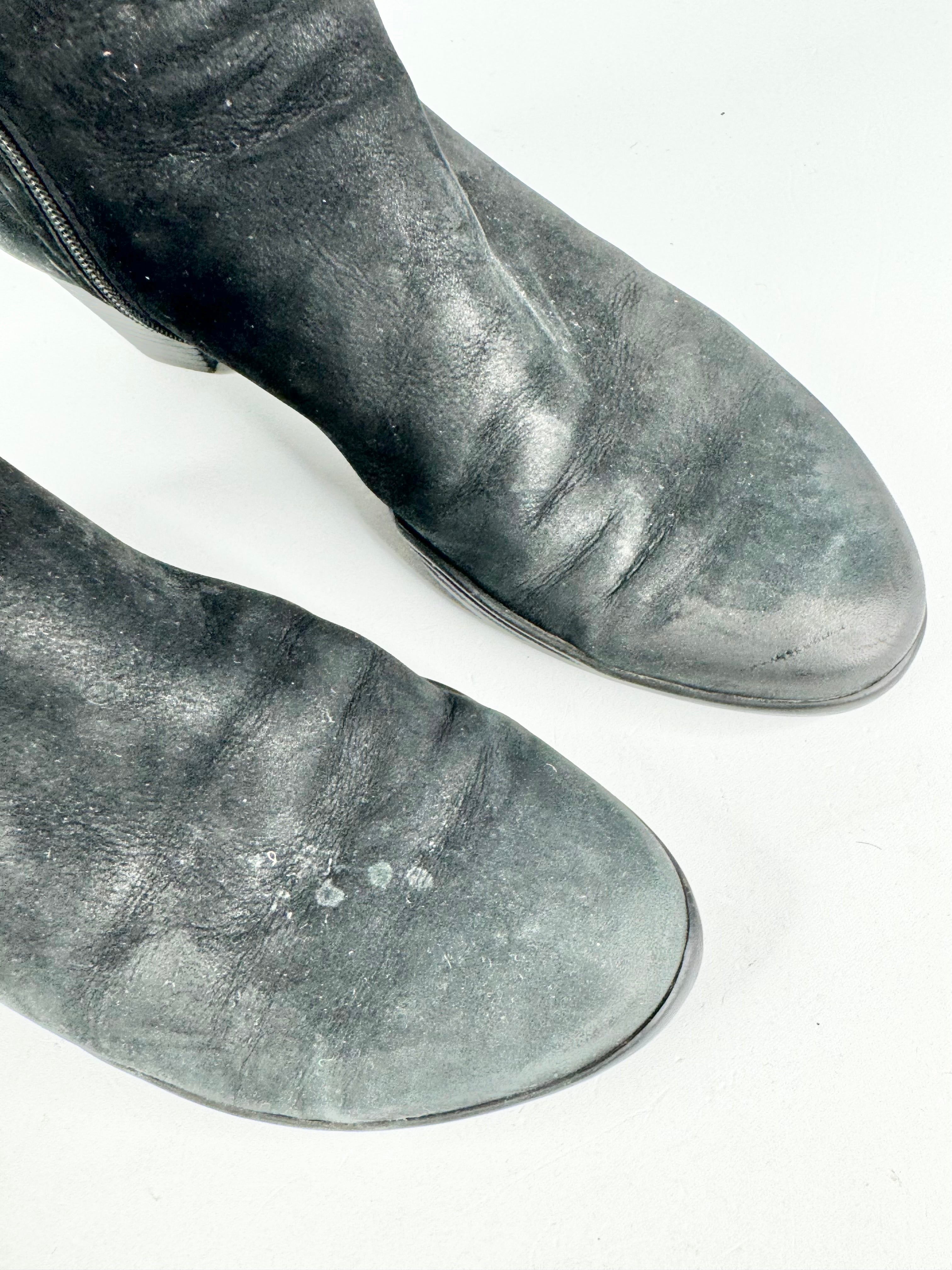 Arche Black Latex Calf Boots - EU36