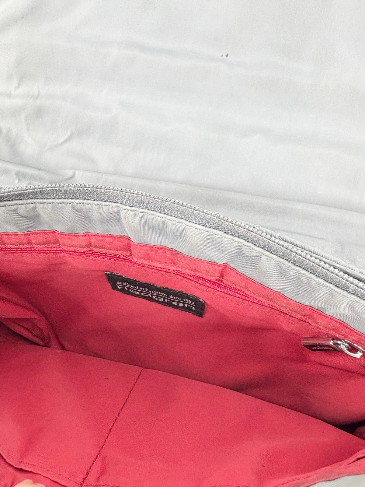Hedgren Grey Quilted Crossbody Bag