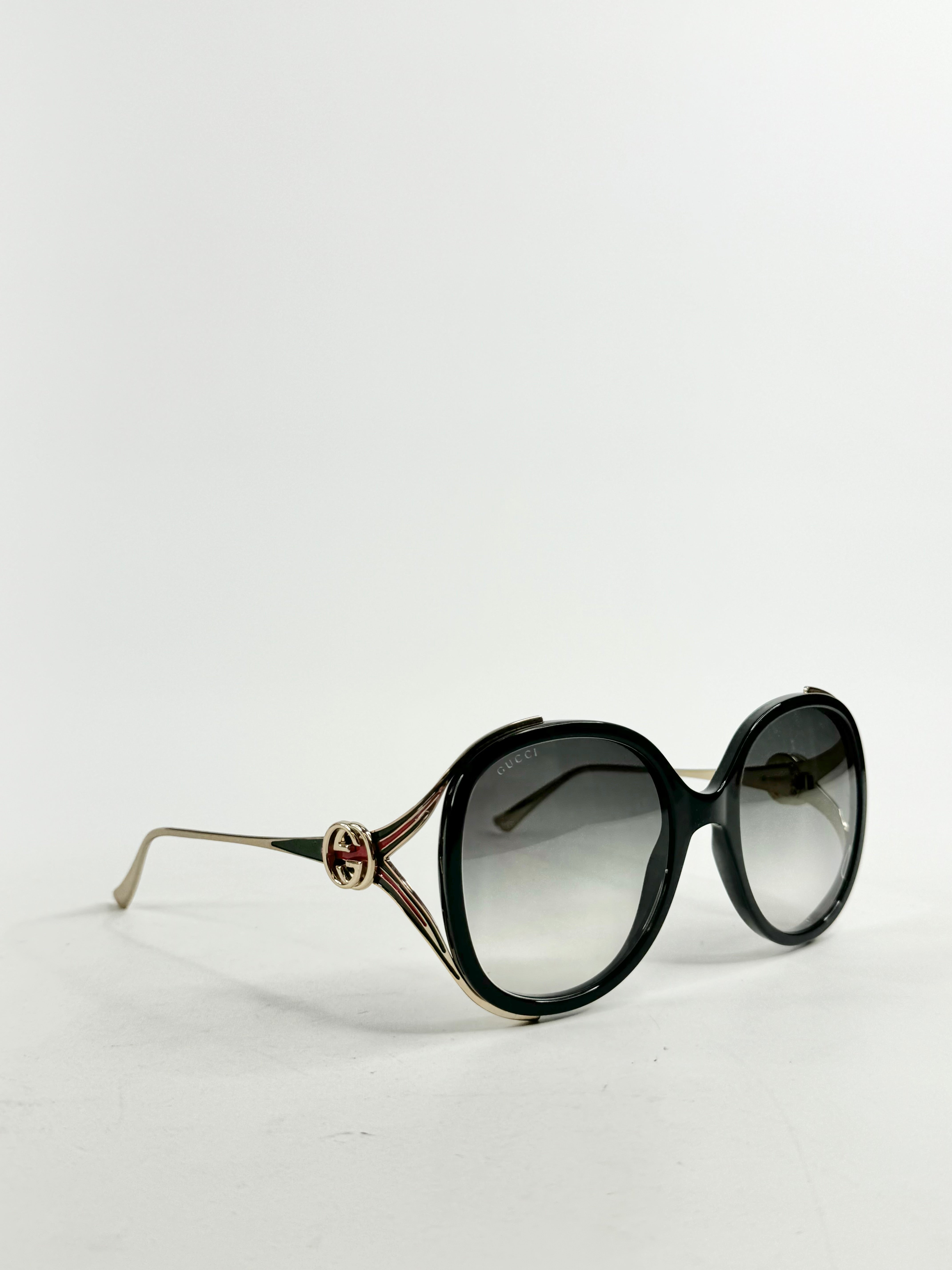 Gucci Grey Gradient Oversized Glasses