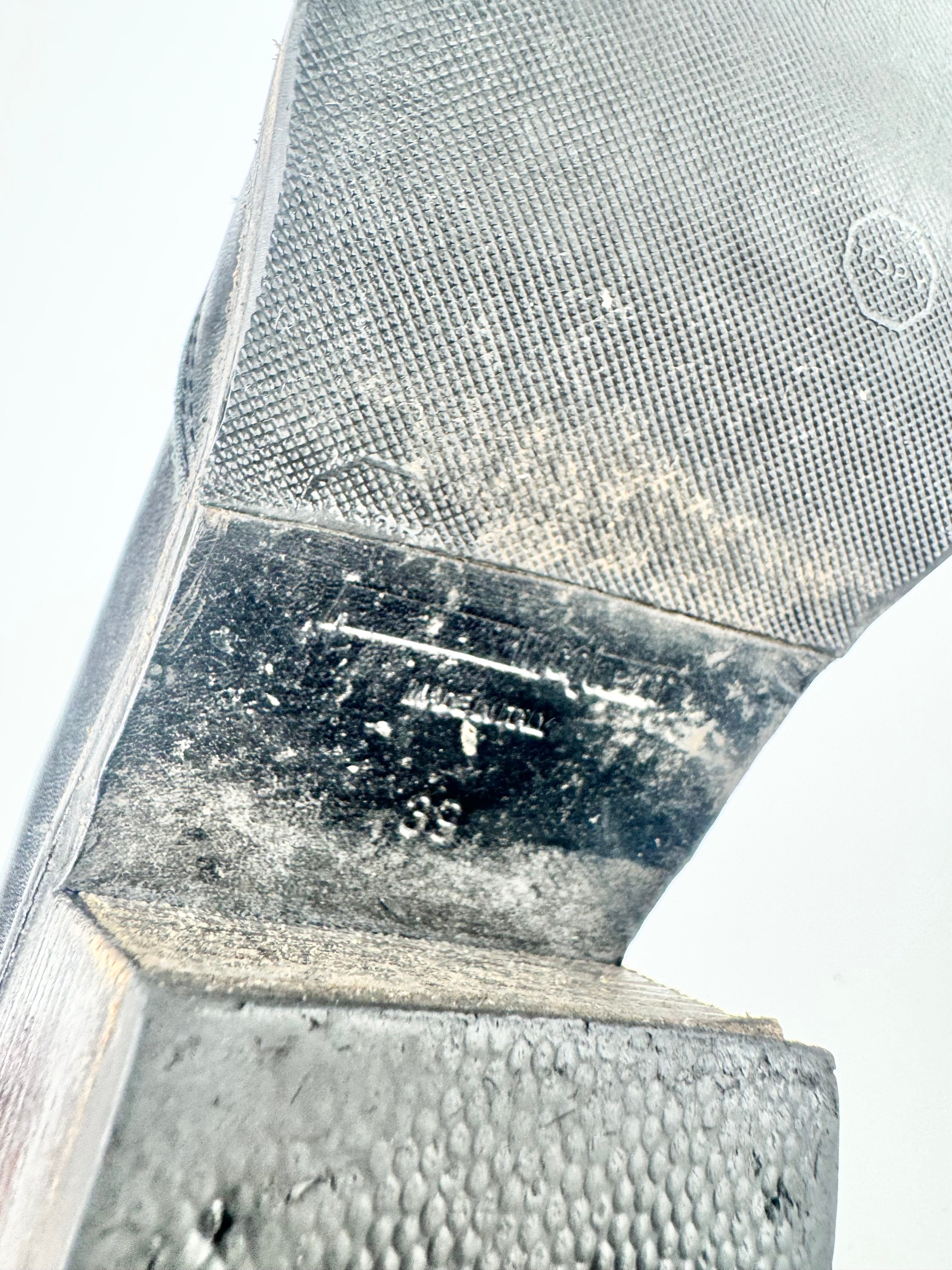 McQ Black Moon & Stars Cowboy Ankle Boots - EU39