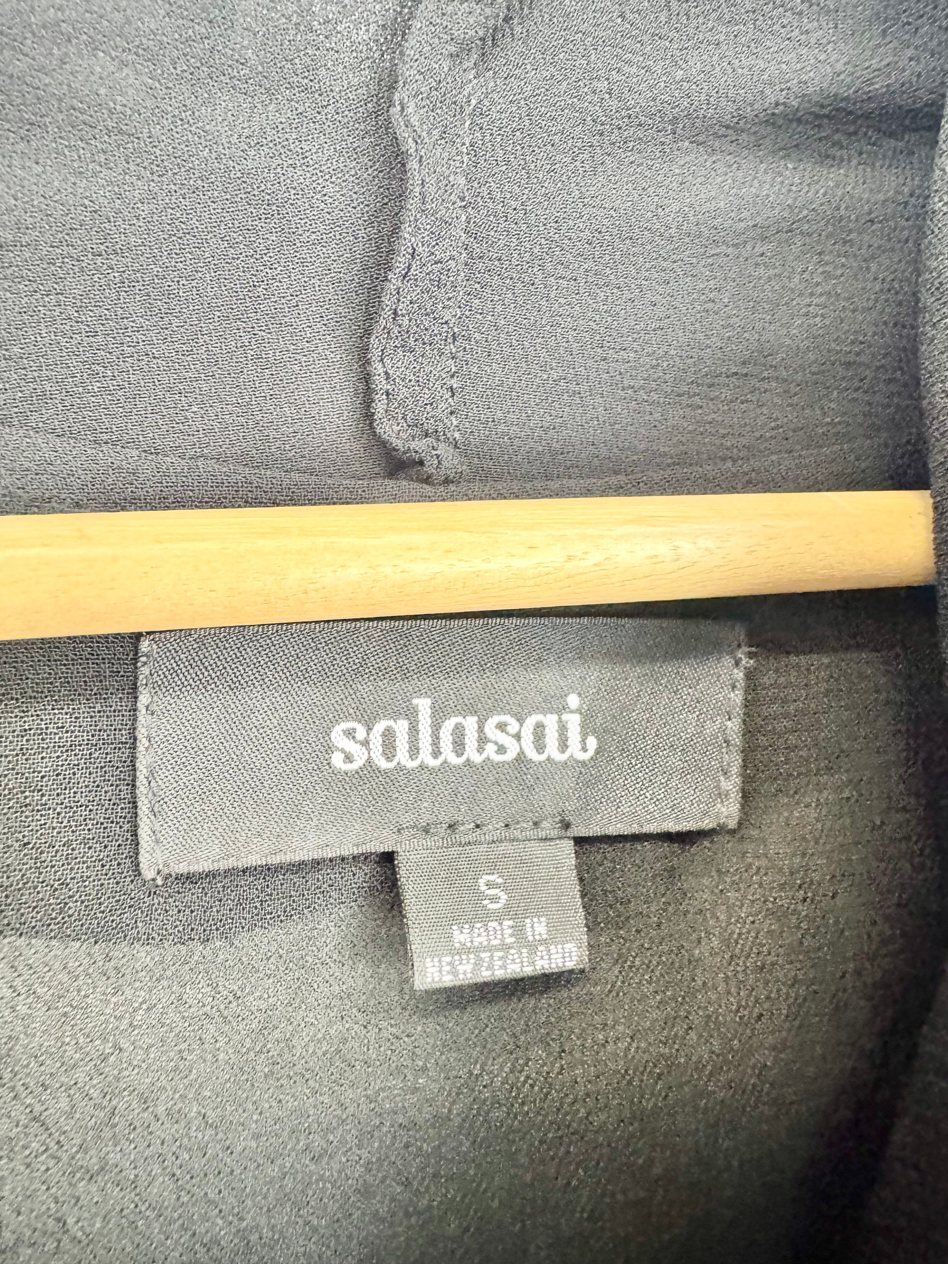Salasai Black Drawstring Tunic - AU8/10