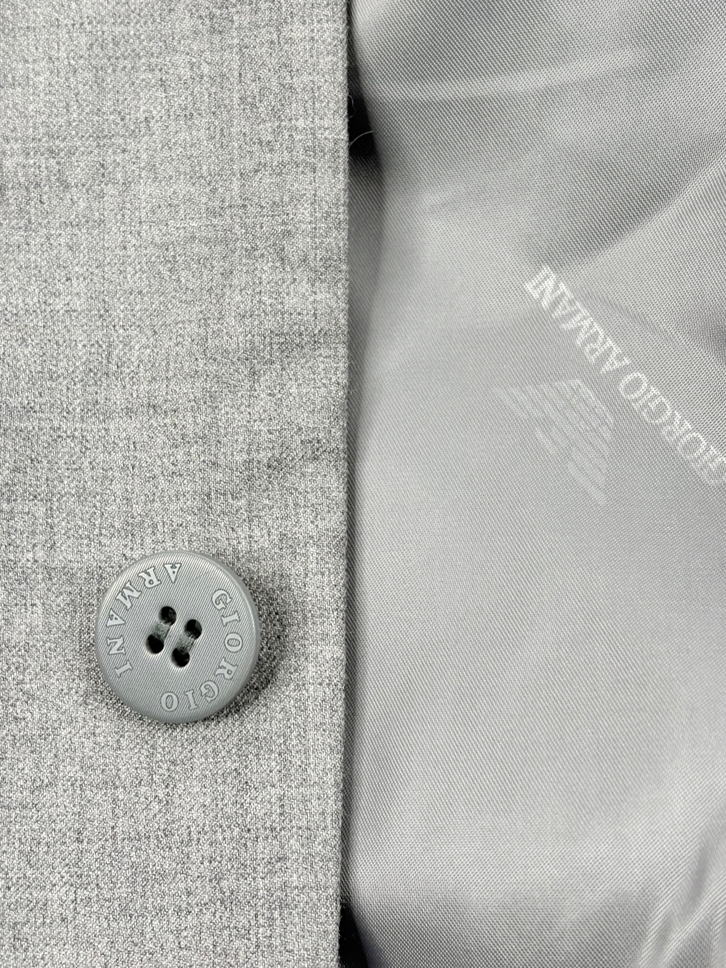 Armani Collezioni Stone Grey Wool 2pc Suit - 46/30