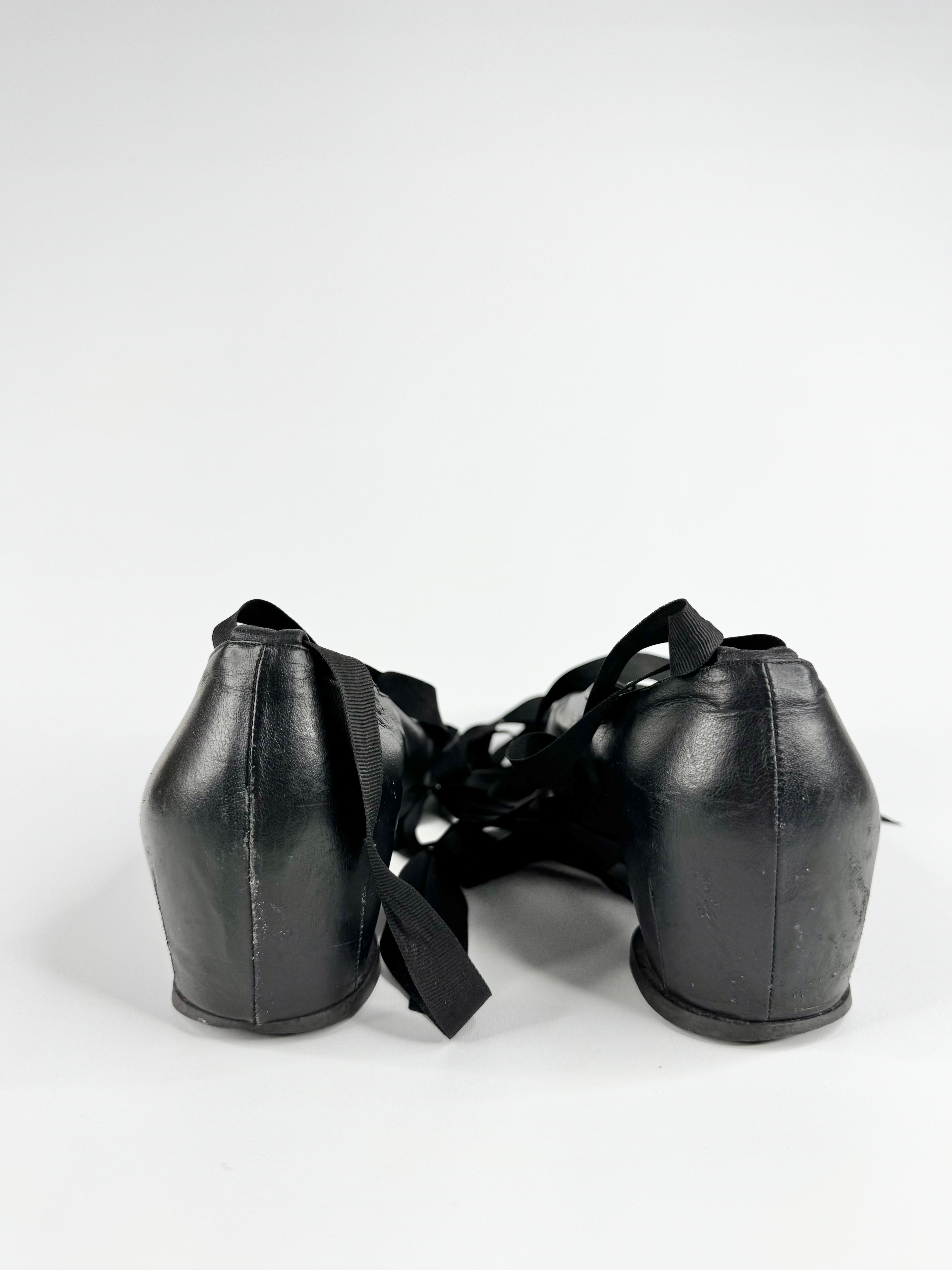 Preston Zly Black Lace Up Shoes - EU39/40