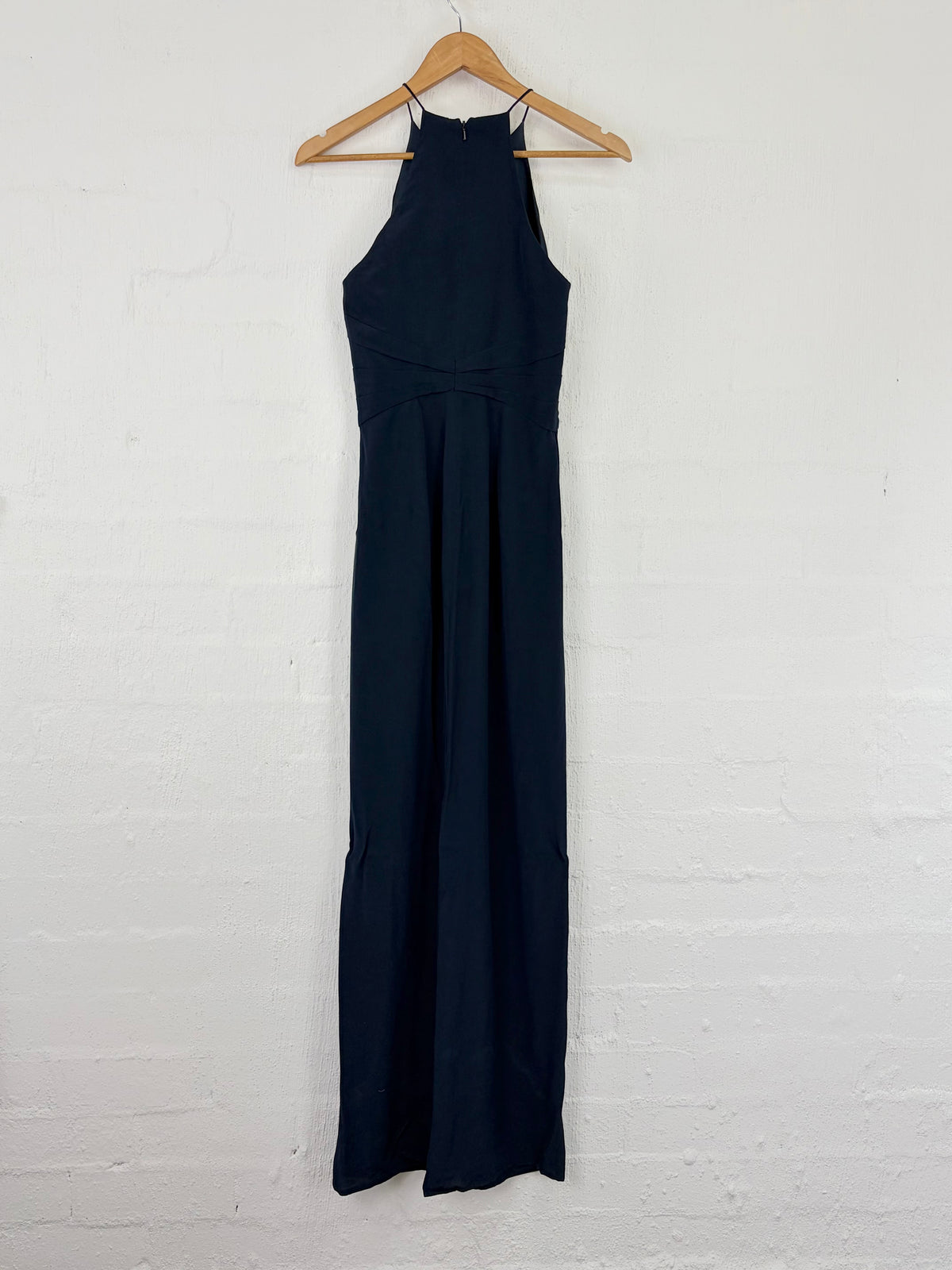 Zimmermann Navy Silk Draped Gown - AU8