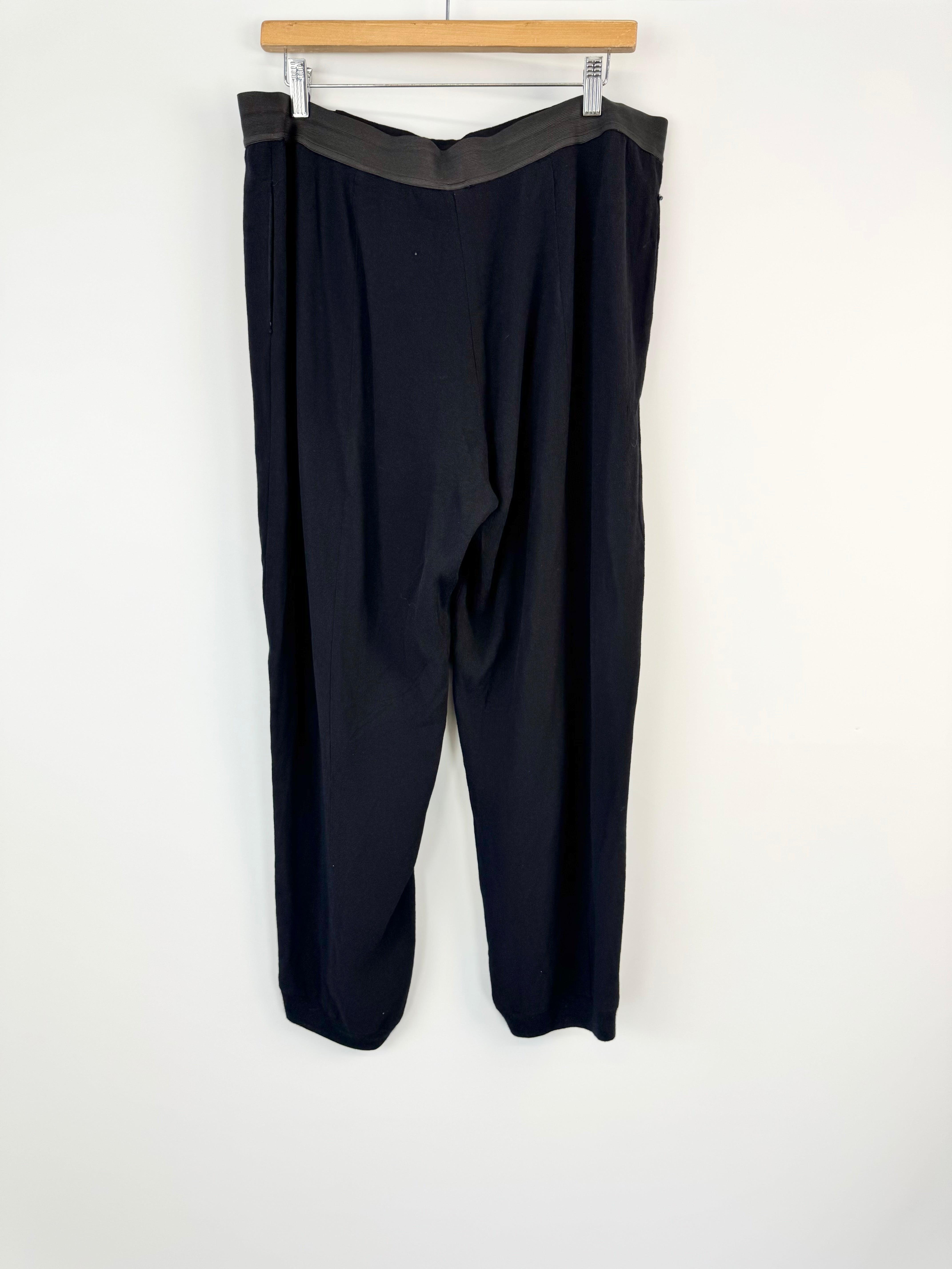 Vale & Ward Black Palazzo Slacks - AU12/14