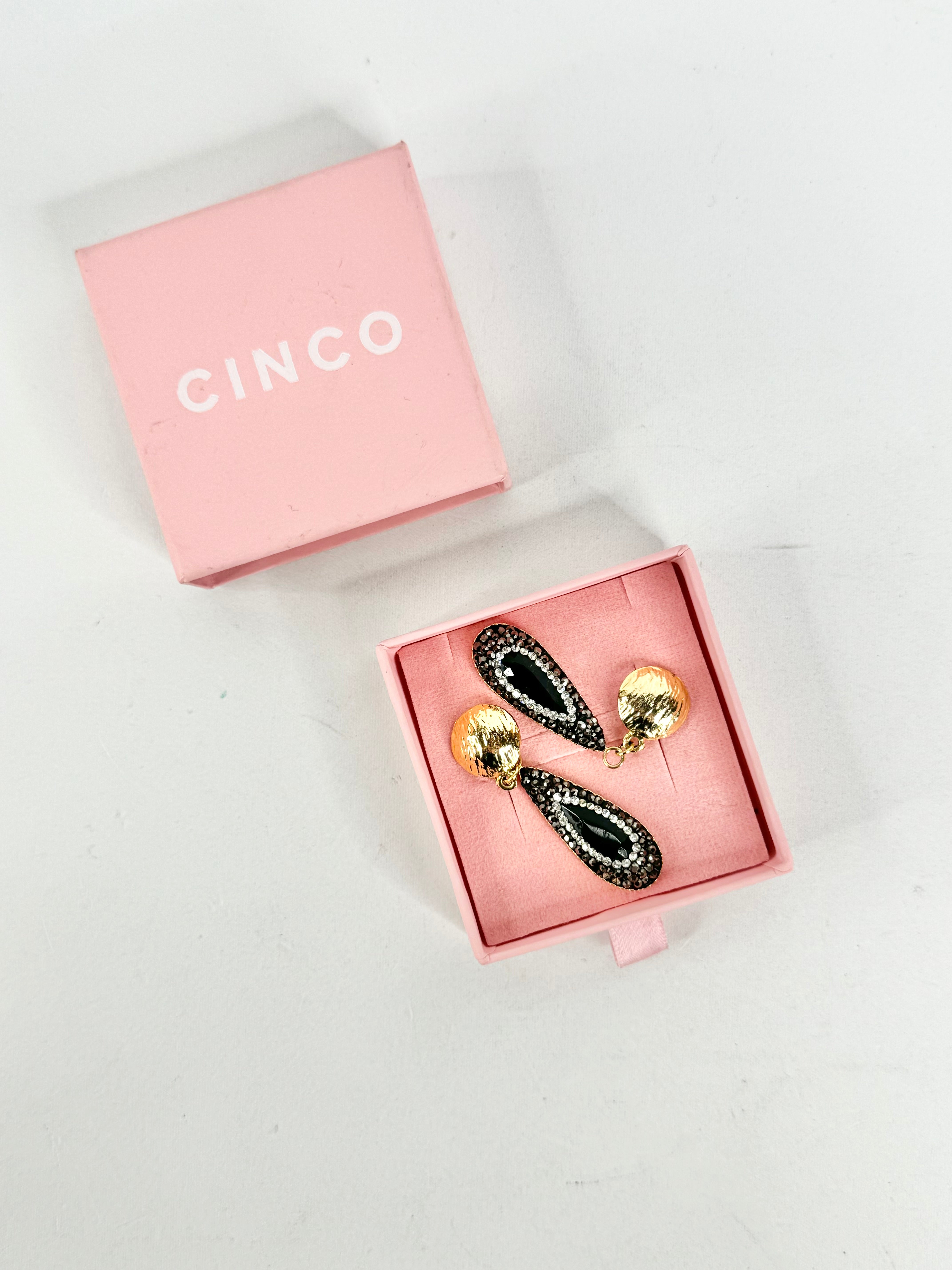 Cinco Gold Toned Drop Earrings NWT