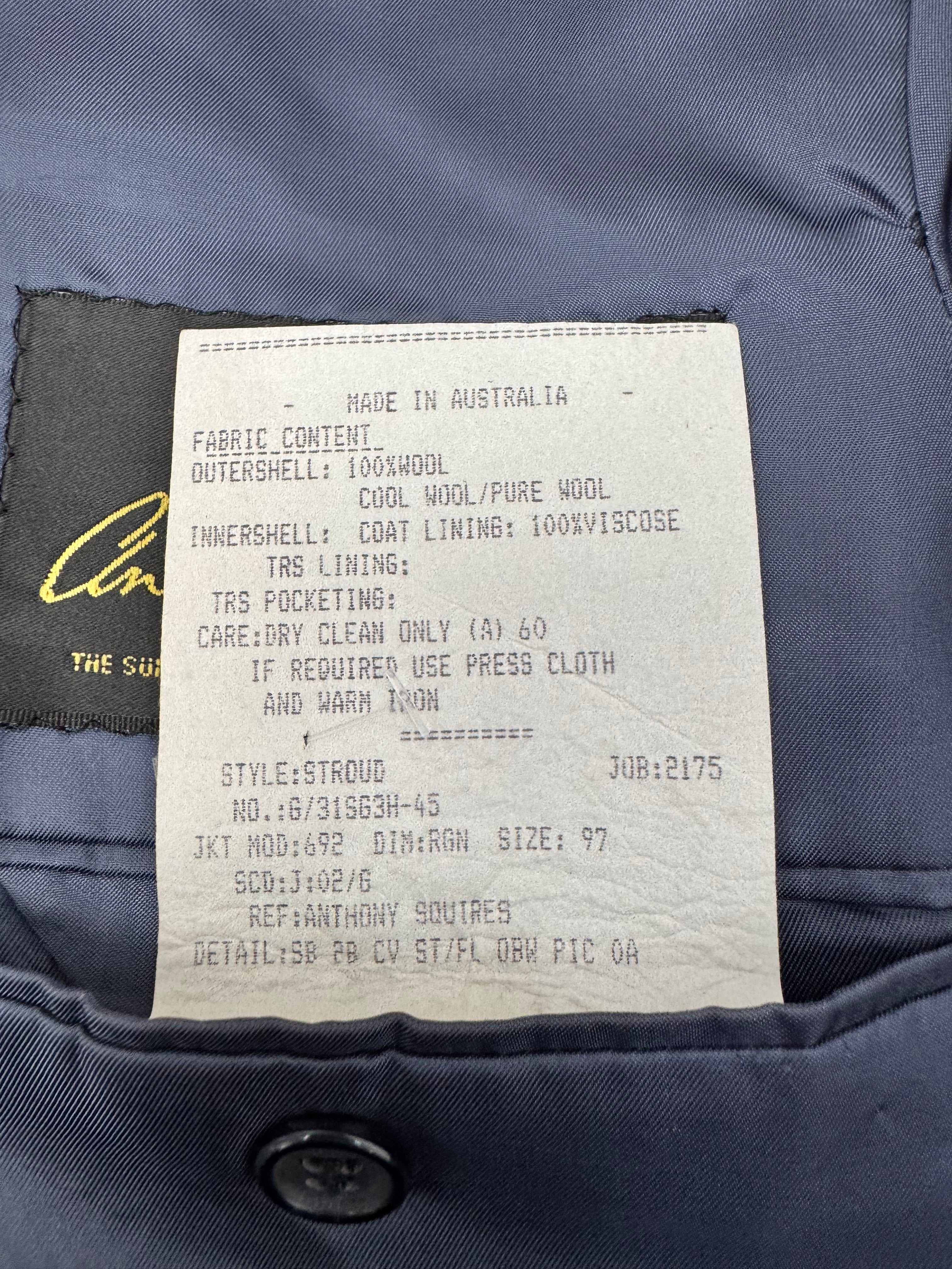 Anthony Squires Black Tailored Blazer - 97