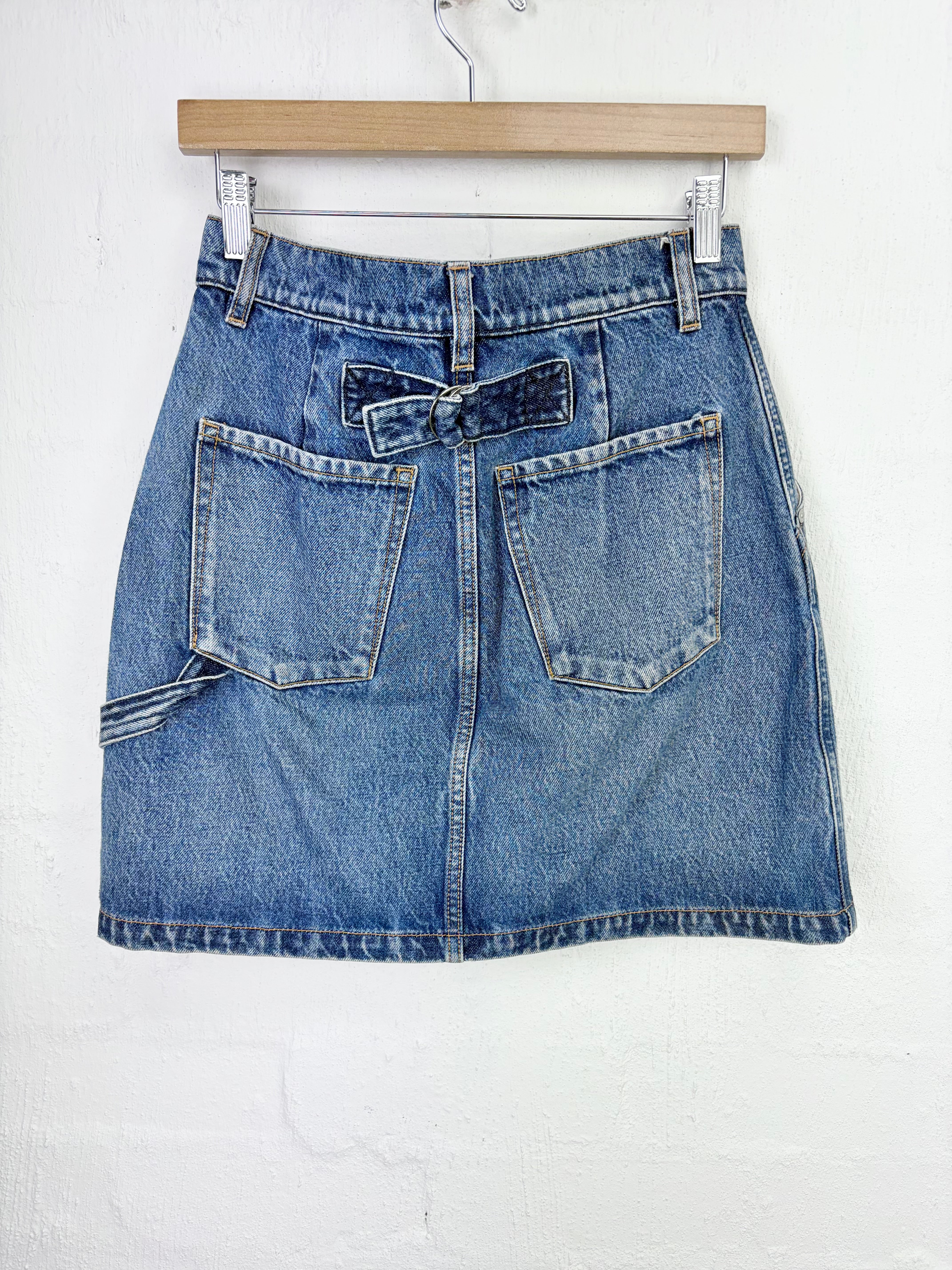 Nobody Denim Blue 'Studio Skirt' Miniskirt - 26