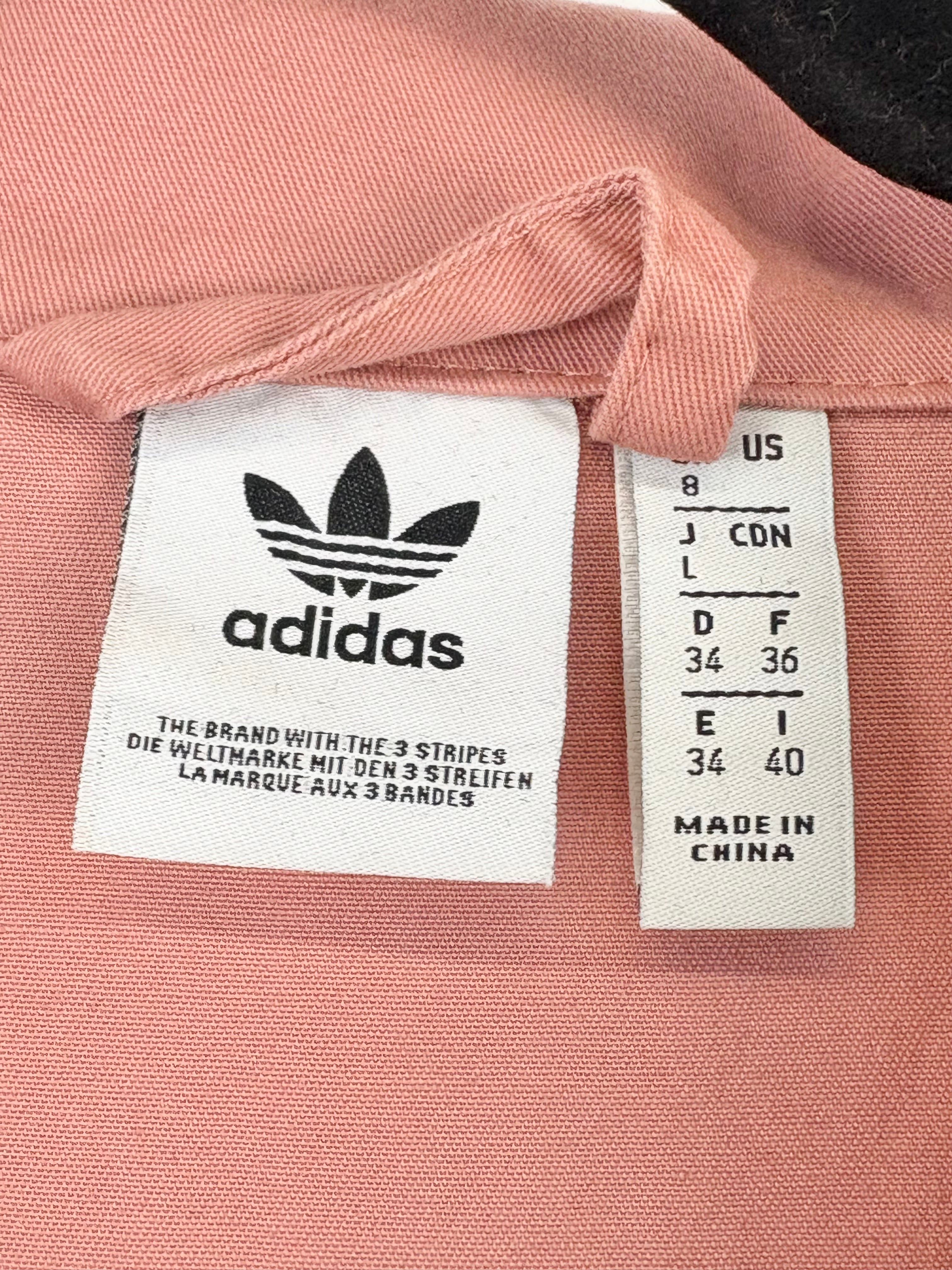 Adidas Pink Trefoil-Logo Jumpsuit - AU8