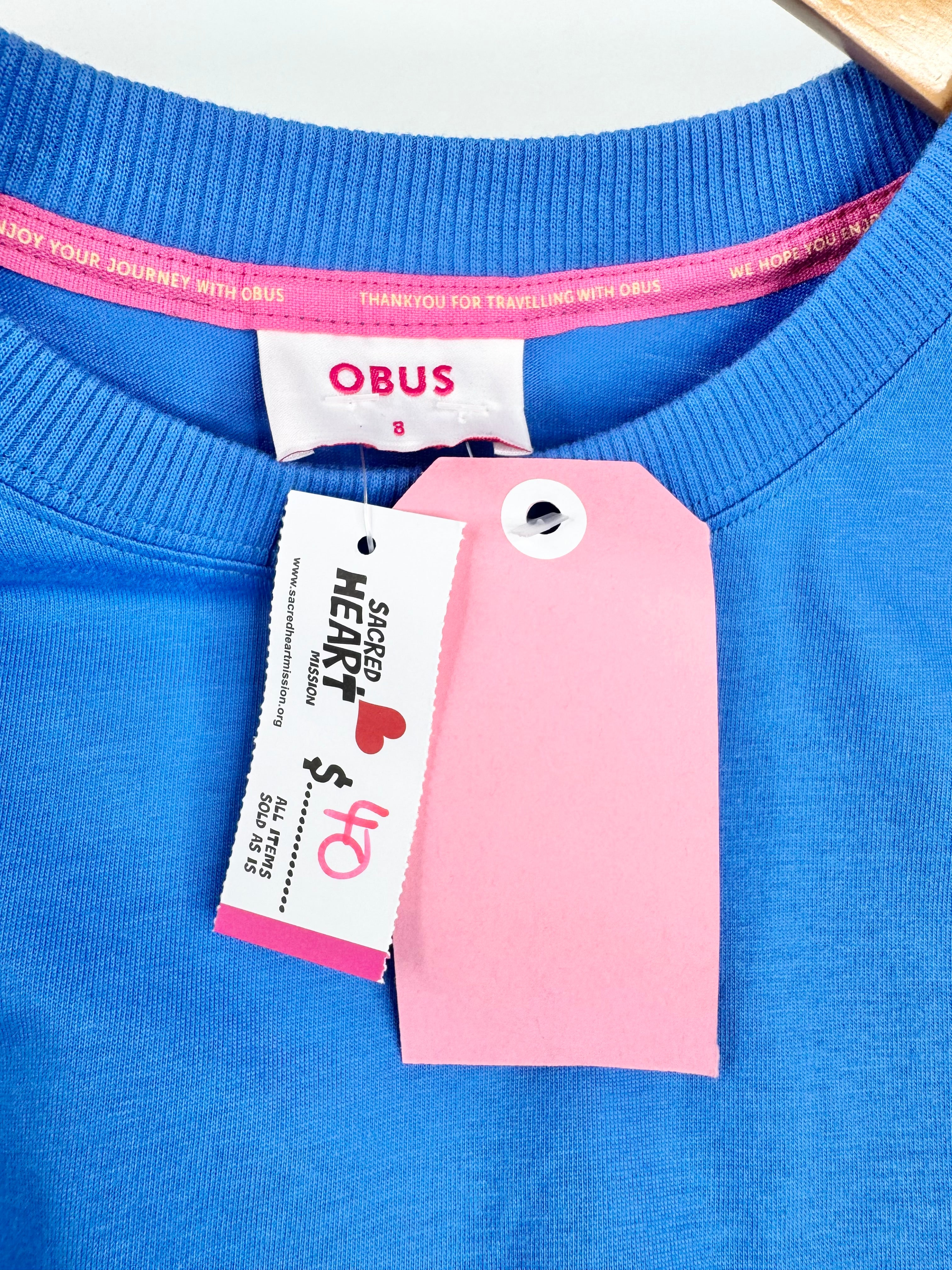 Obus Jewel Blue T-Shirt Dress - AU8