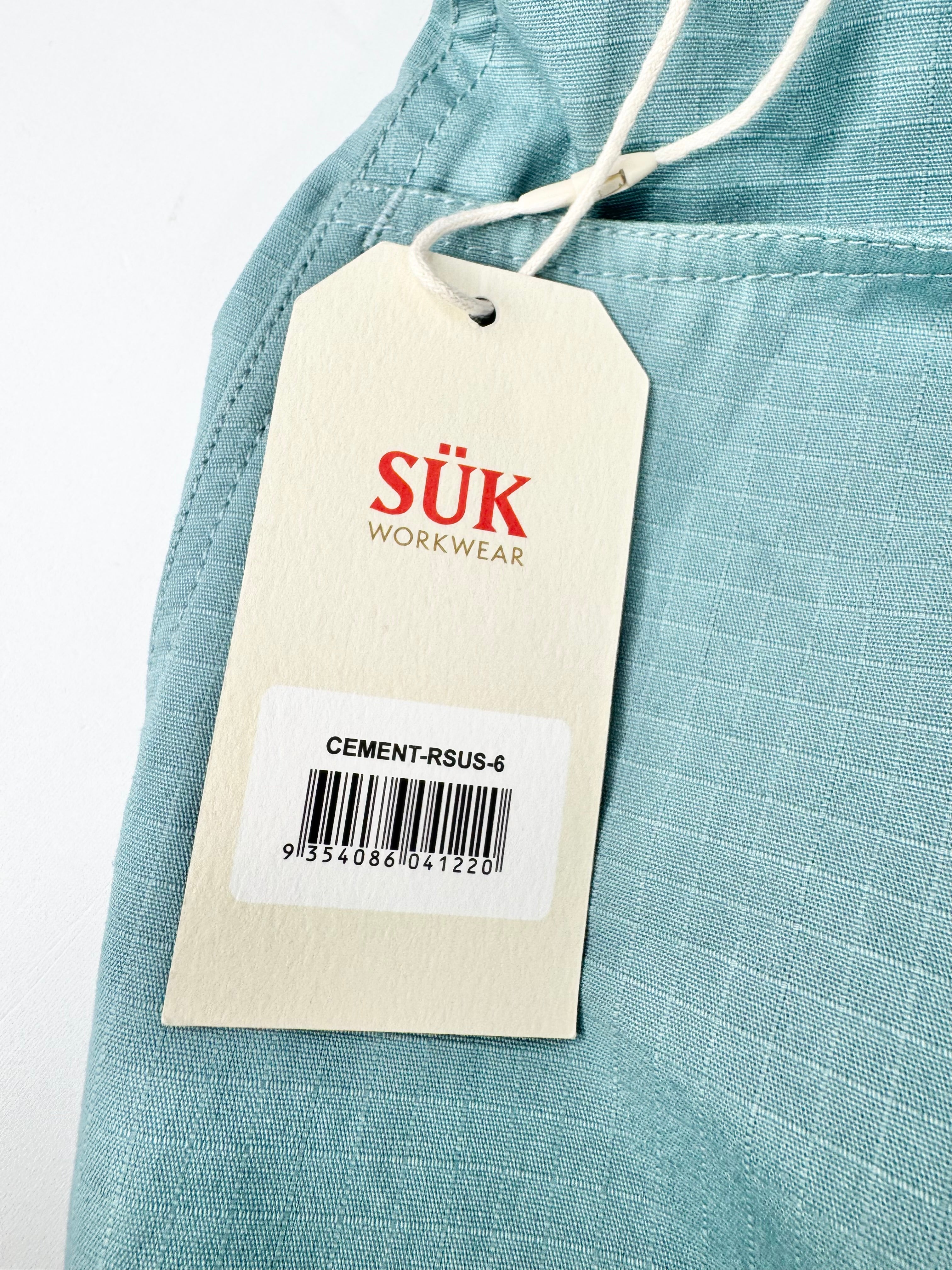 SÜK Workwear Light Blue Shorts NWT - AU6