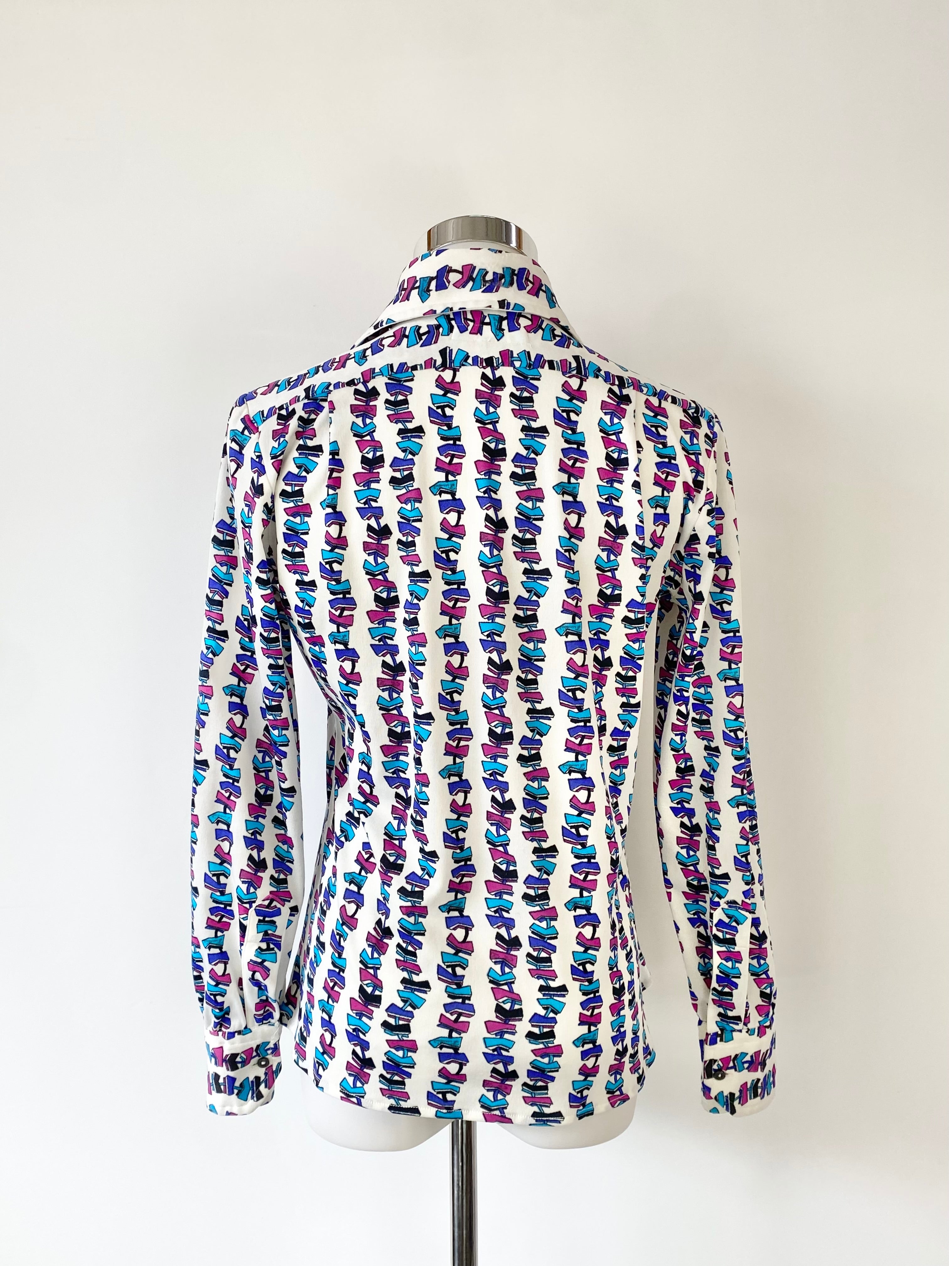 Vintage 70s Emilio Pucci Patterned Shirt - AU8