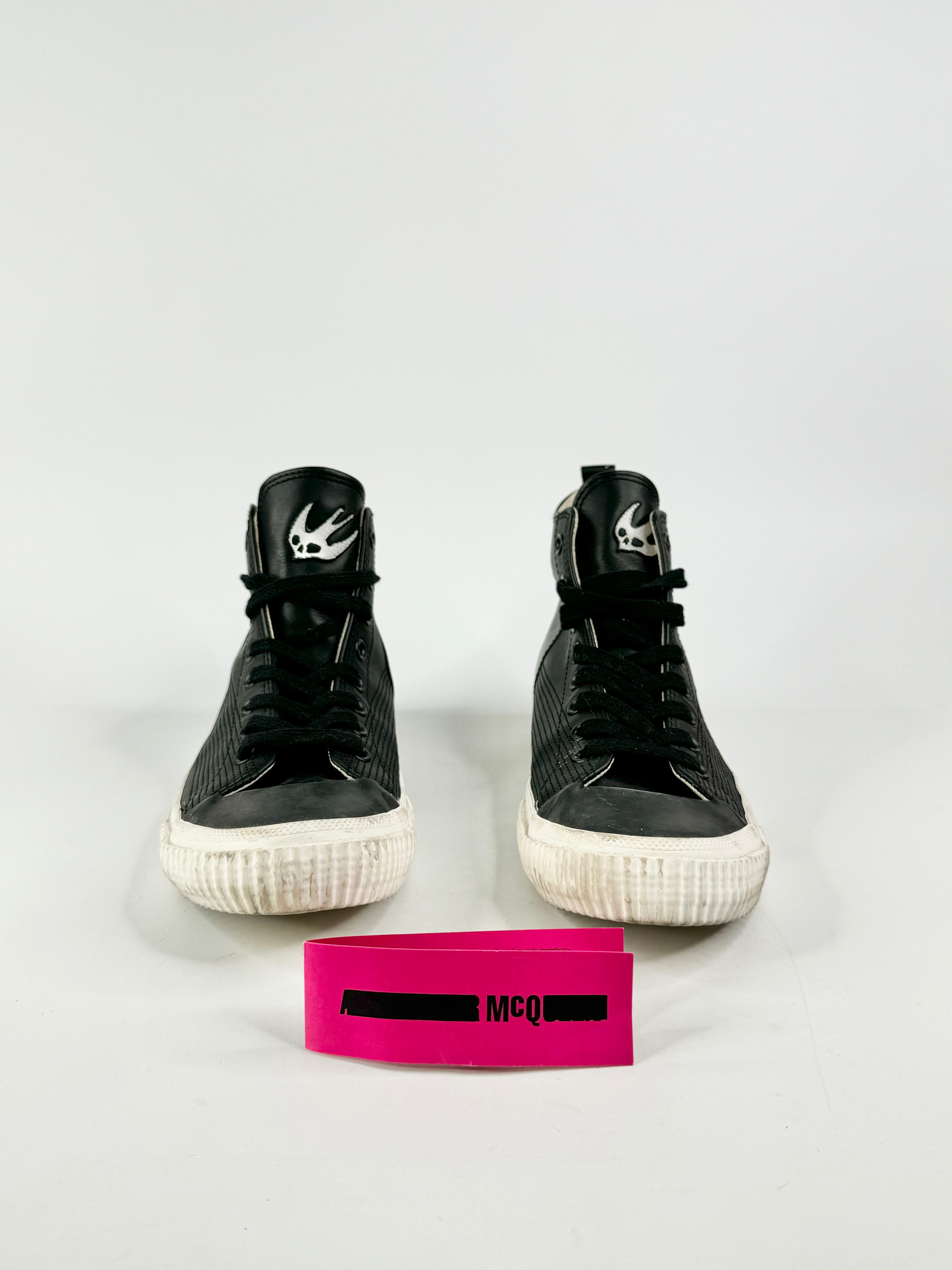 McQ Black High Top Sneakers - EU42