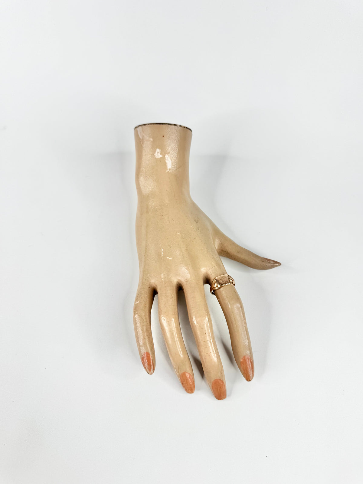 Vintage 9ct Rose Gold Signet Ring