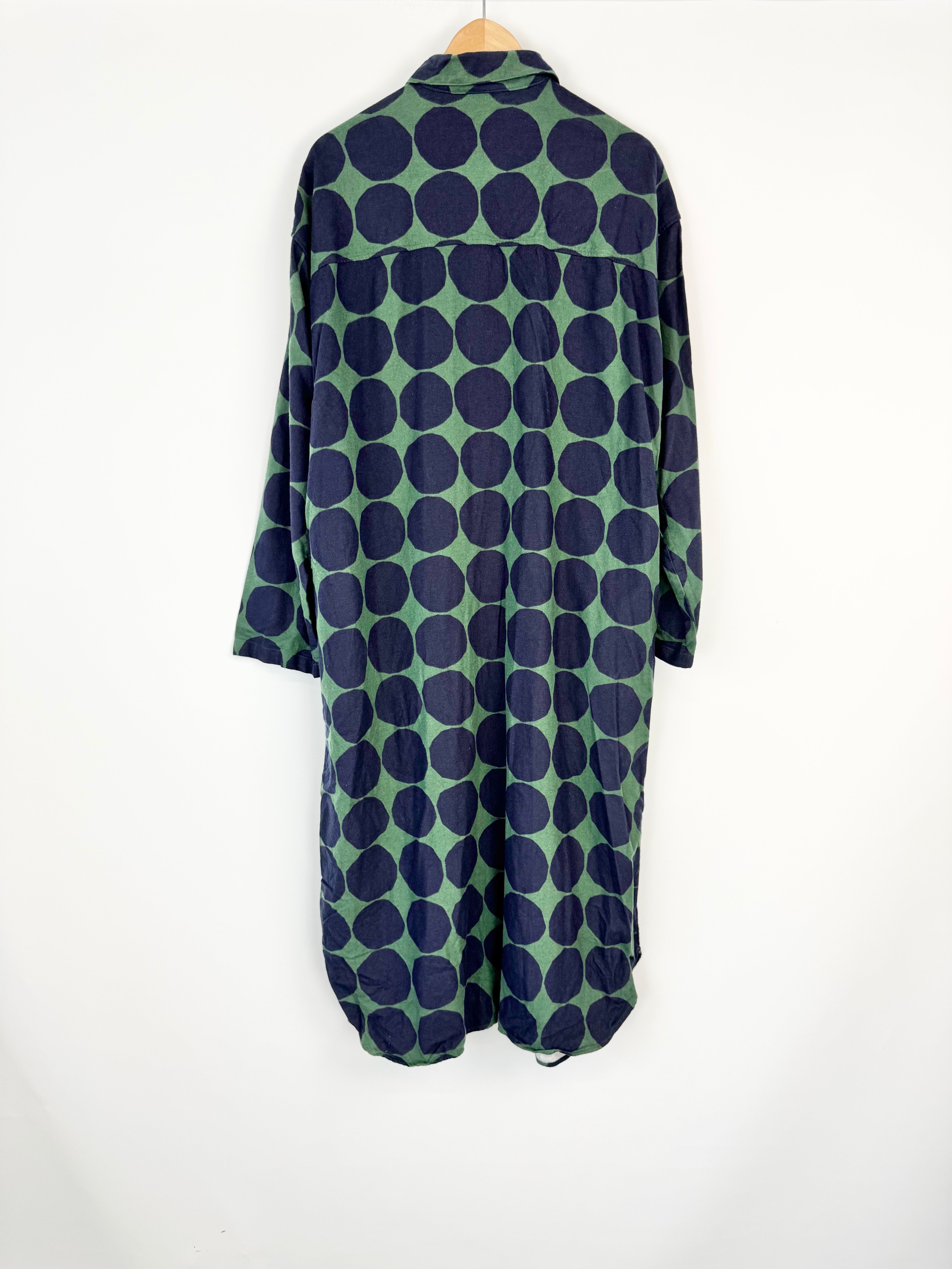 Uniqlo x Marimekko Flannel Maxi Dress - AU14/16