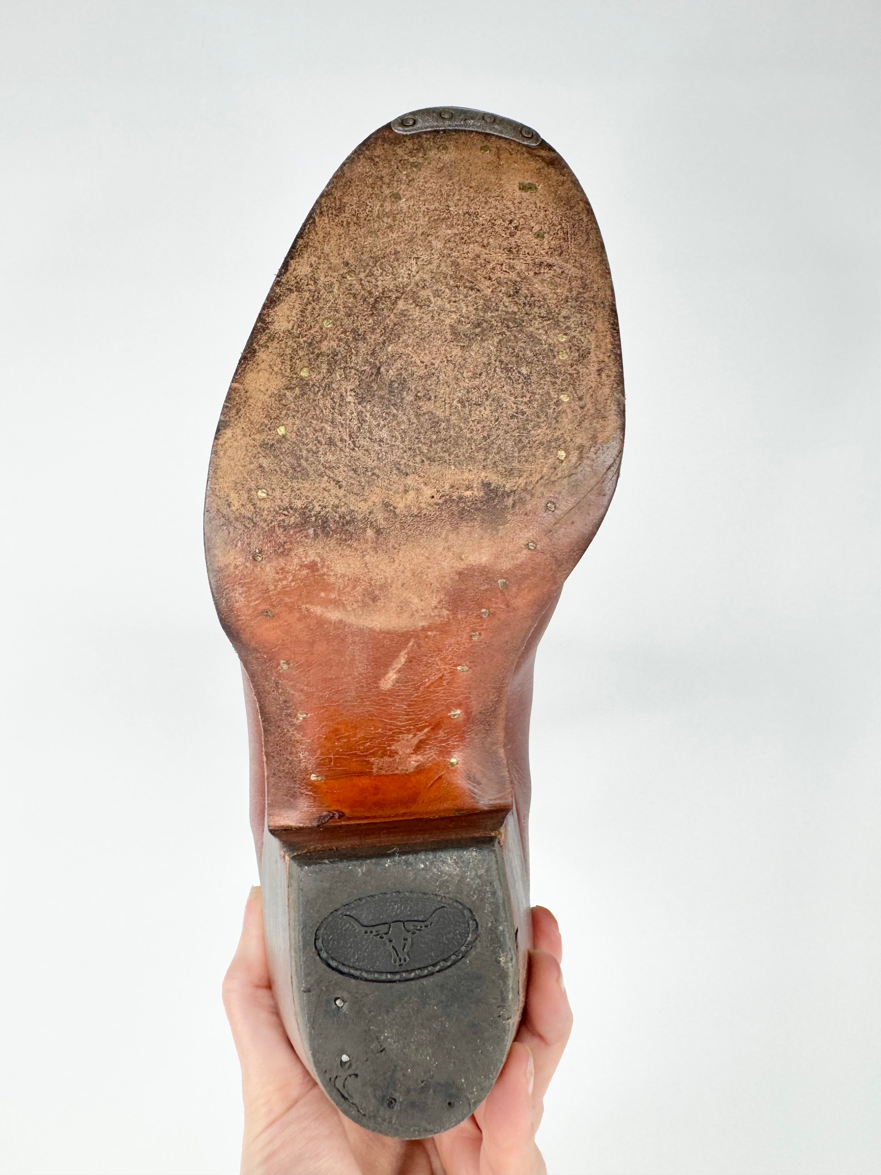 R.M. Williams Cuban Heel Chestnut Brown Boots -