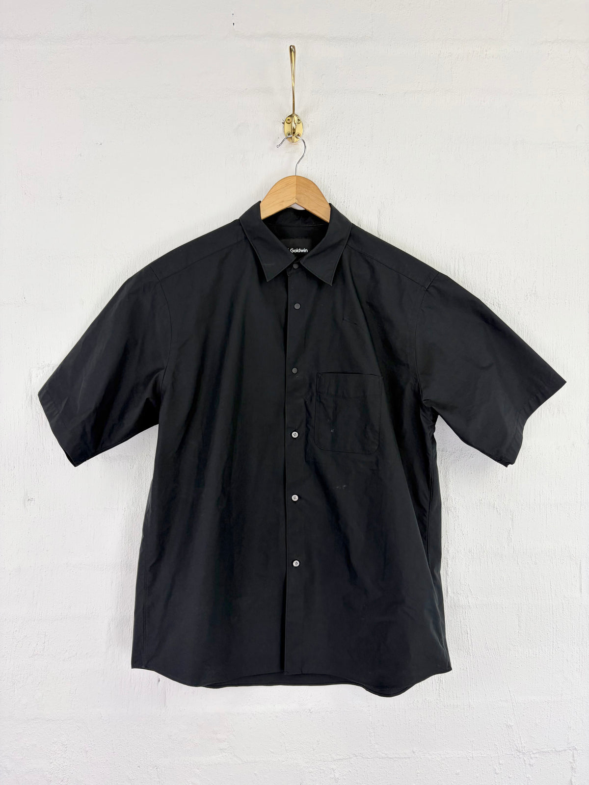 Goldwin Black Short Sleeve Technical Shirt - L