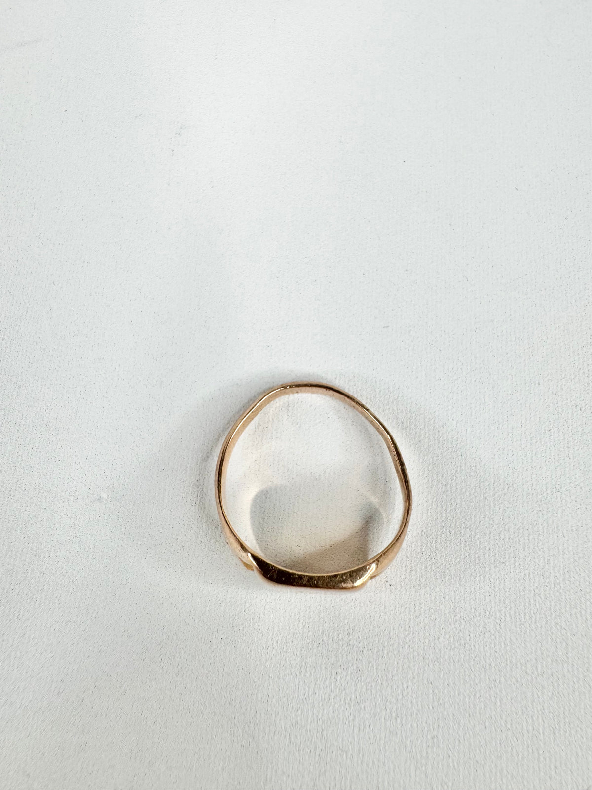 Vintage 9ct Rose Gold Signet Ring