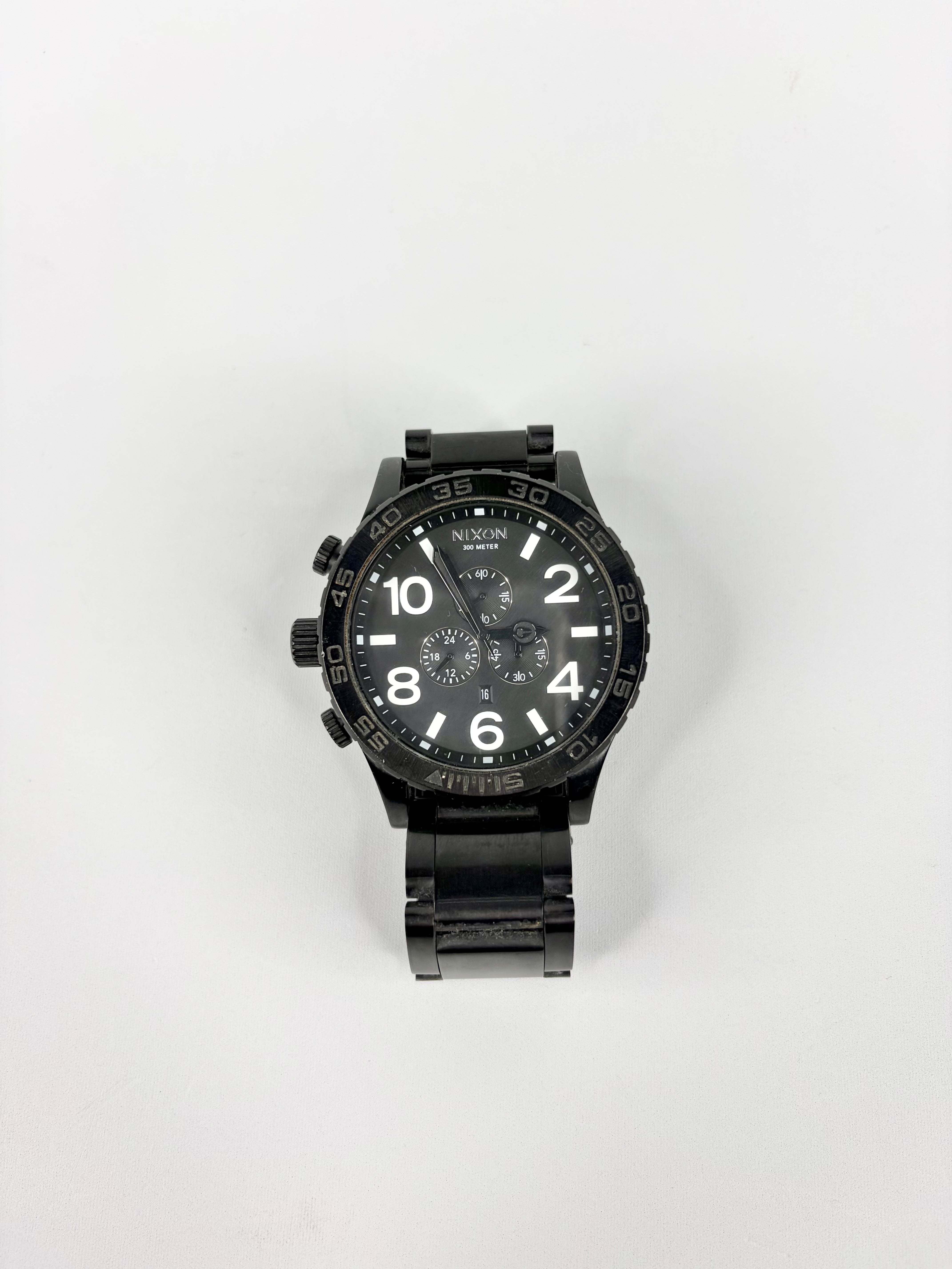 Nixon 51-30 Large Black Chrono Watch