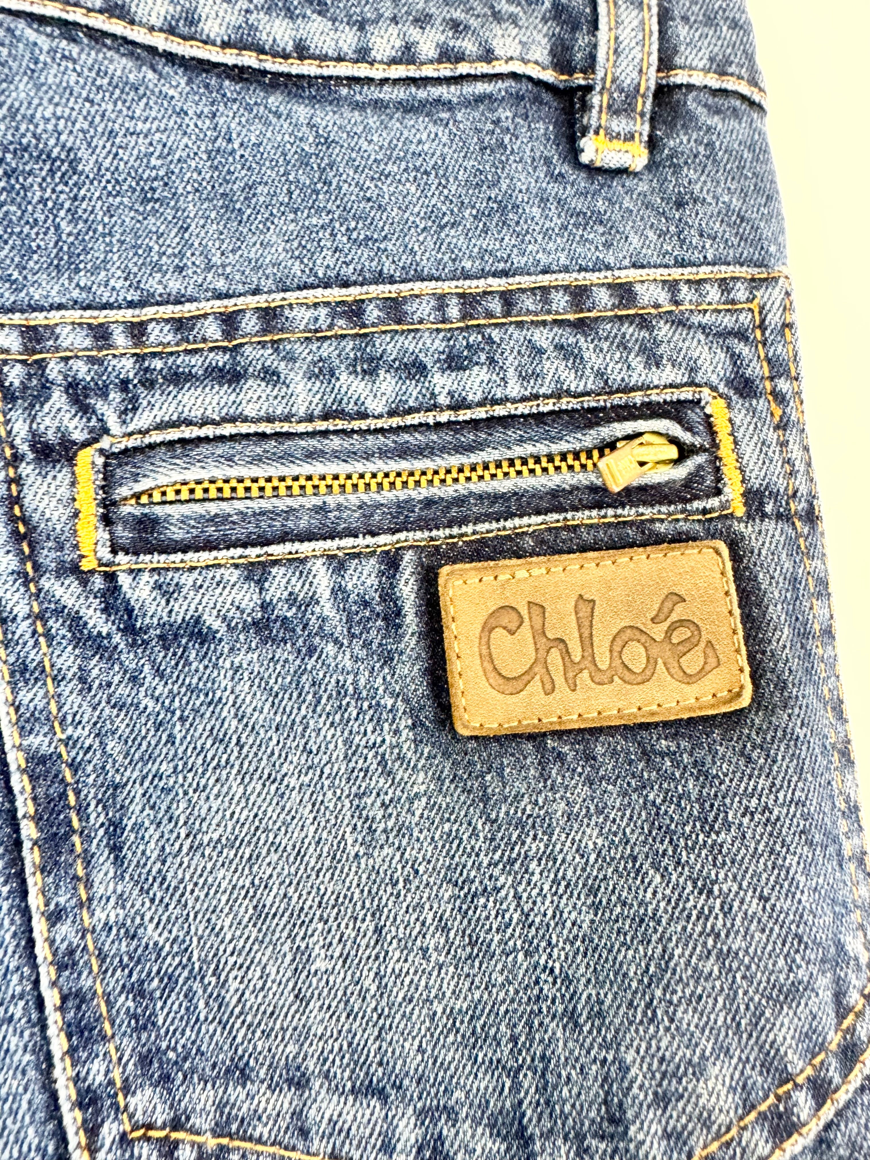 Chloe 'Carbone' Low Rise Jeans - AU10