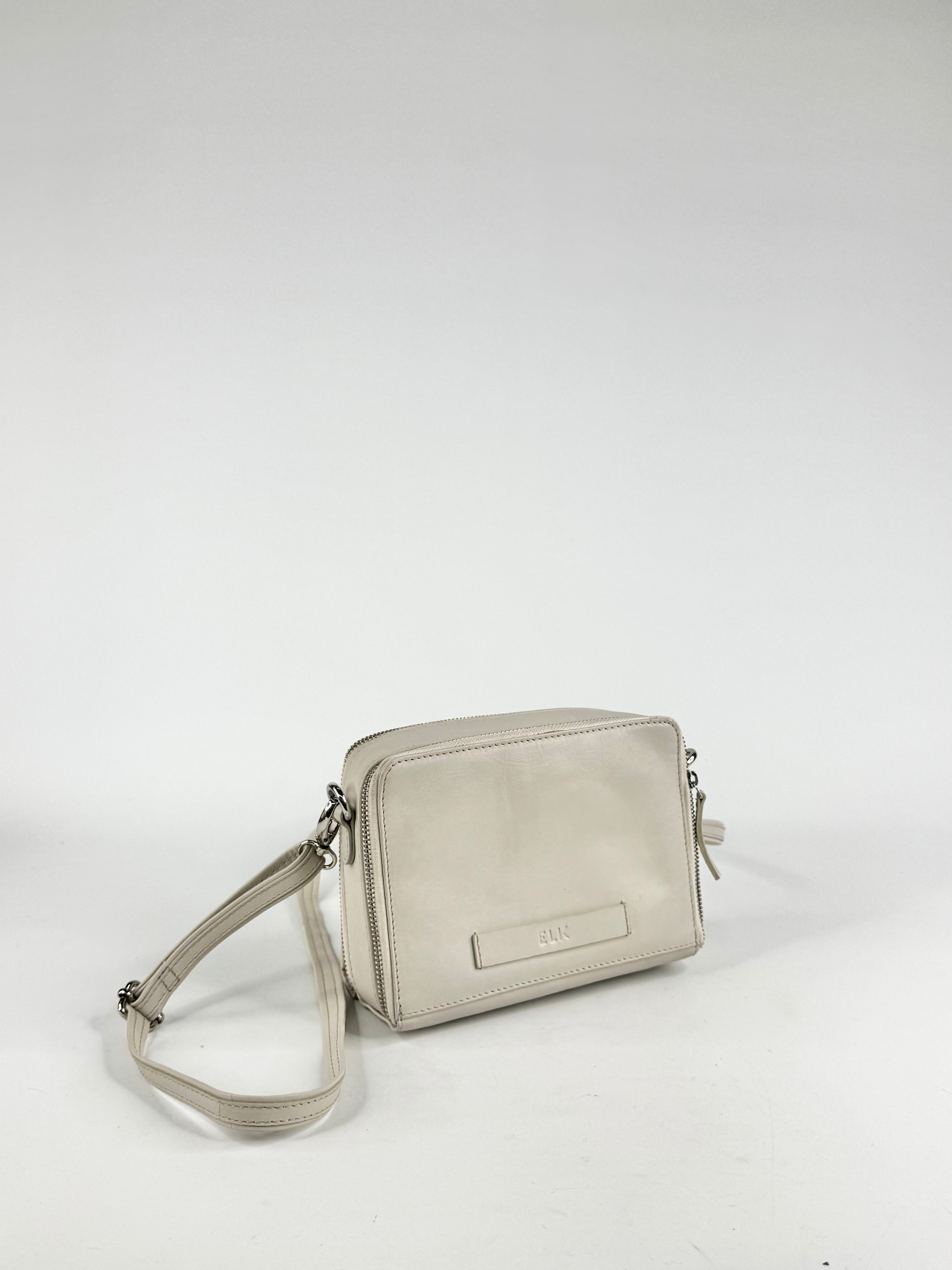 MFW Elk 'Bedarra' Small Bone Leather Cross Body Bag NWT