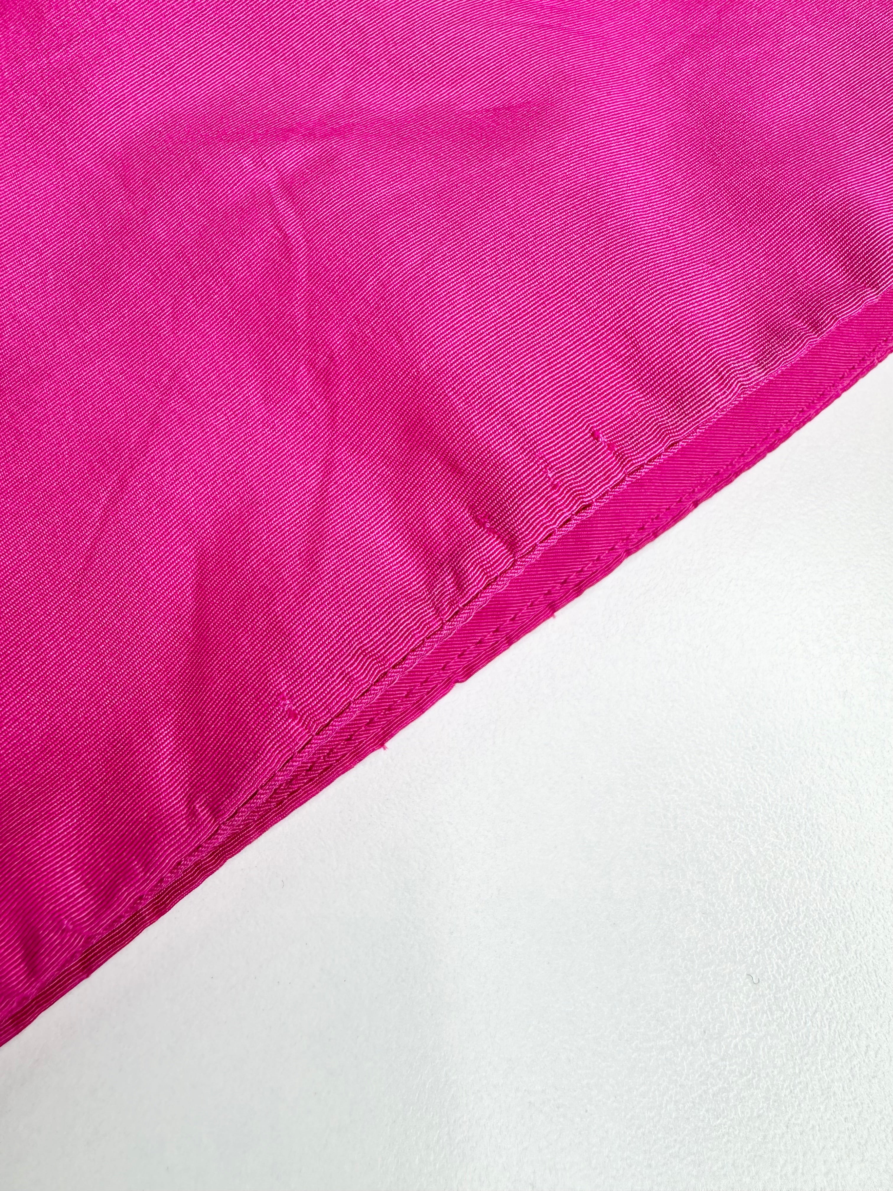 Prada Neon Fuchsia A-Line Swing Coat - AU10/12