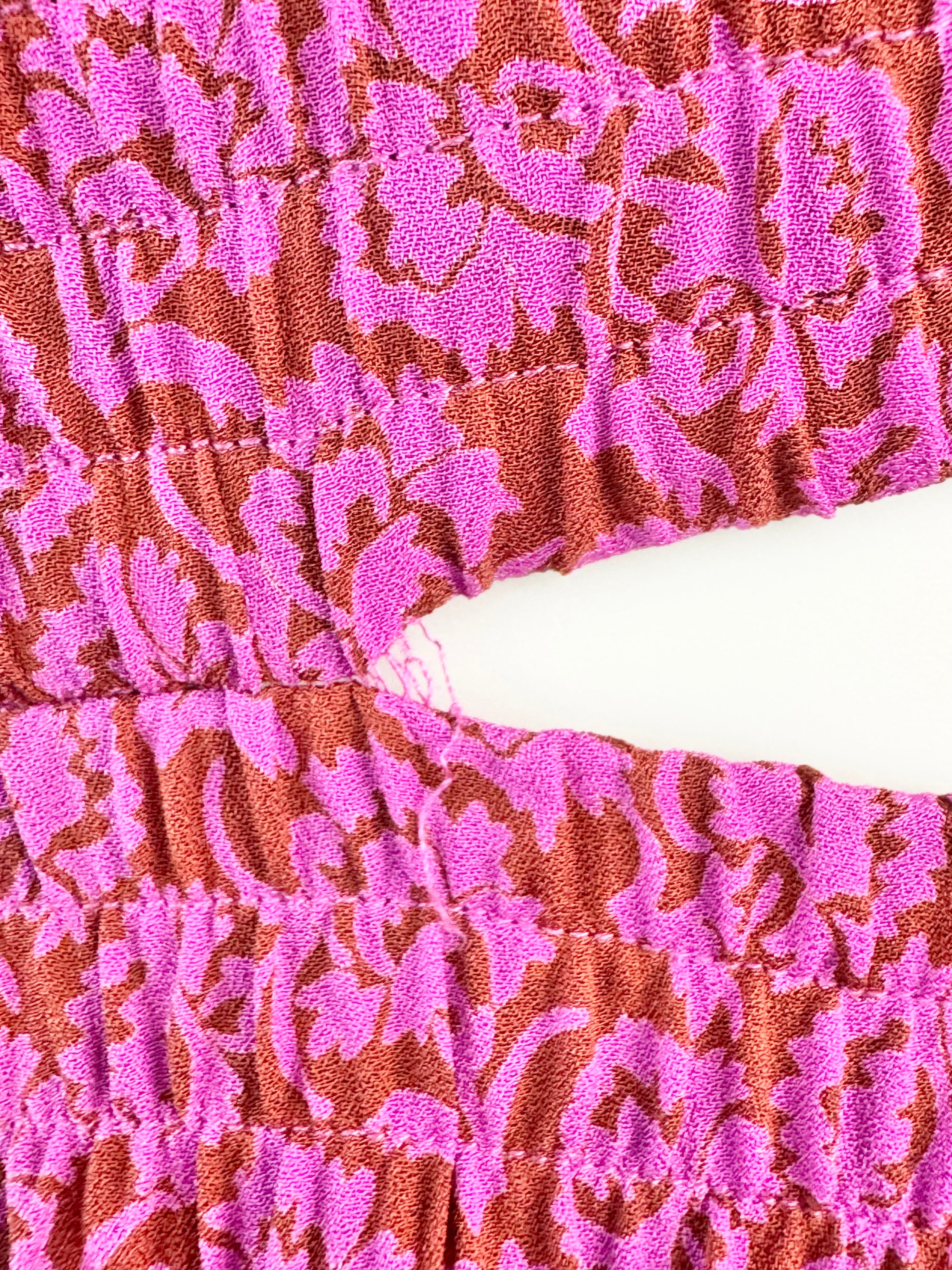 A.L.C. Titus Print Ruffle Maxi Dress NWT - AU8